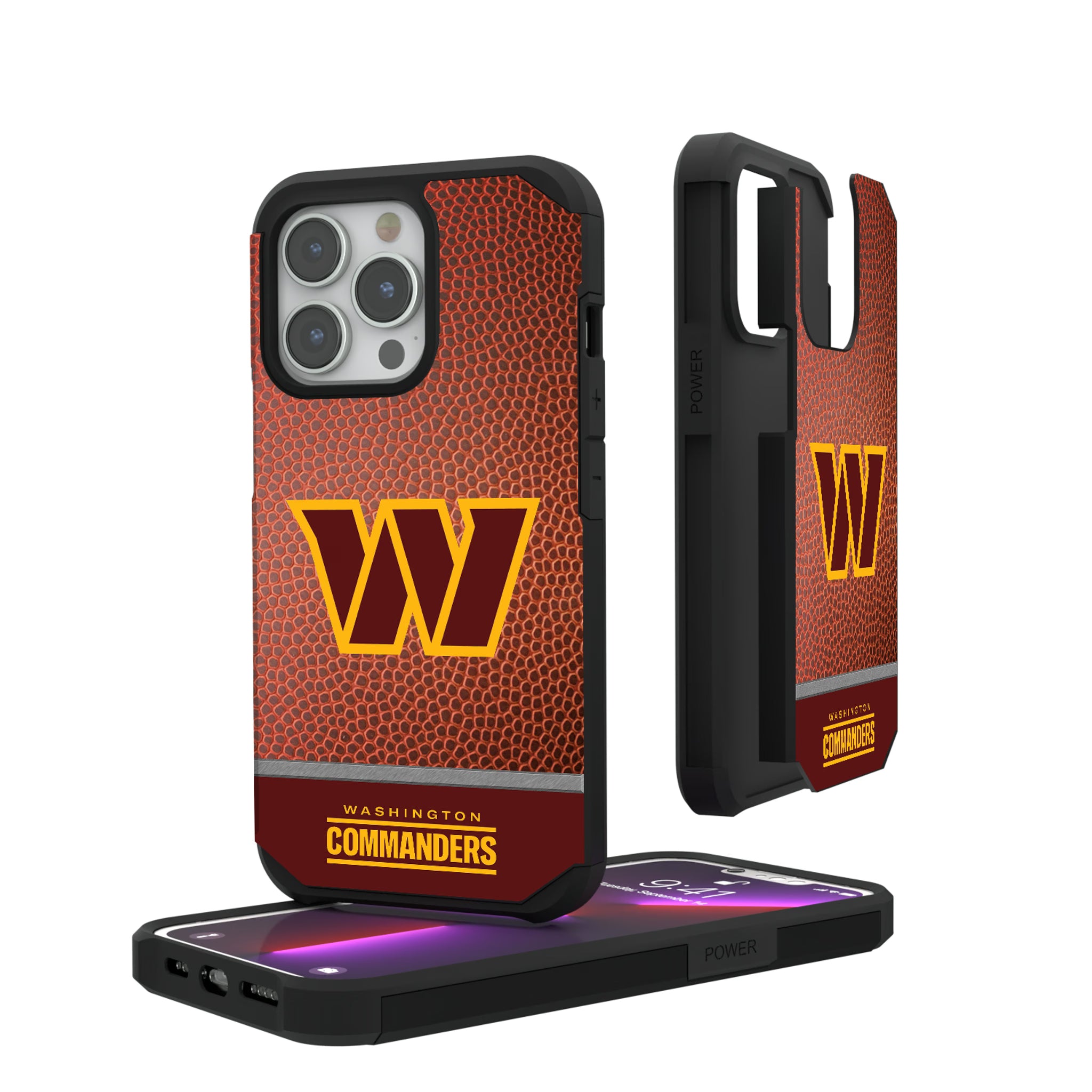 Washington Commanders Football Wordmark iPhone Rugged Phone Case for Apple iPhone