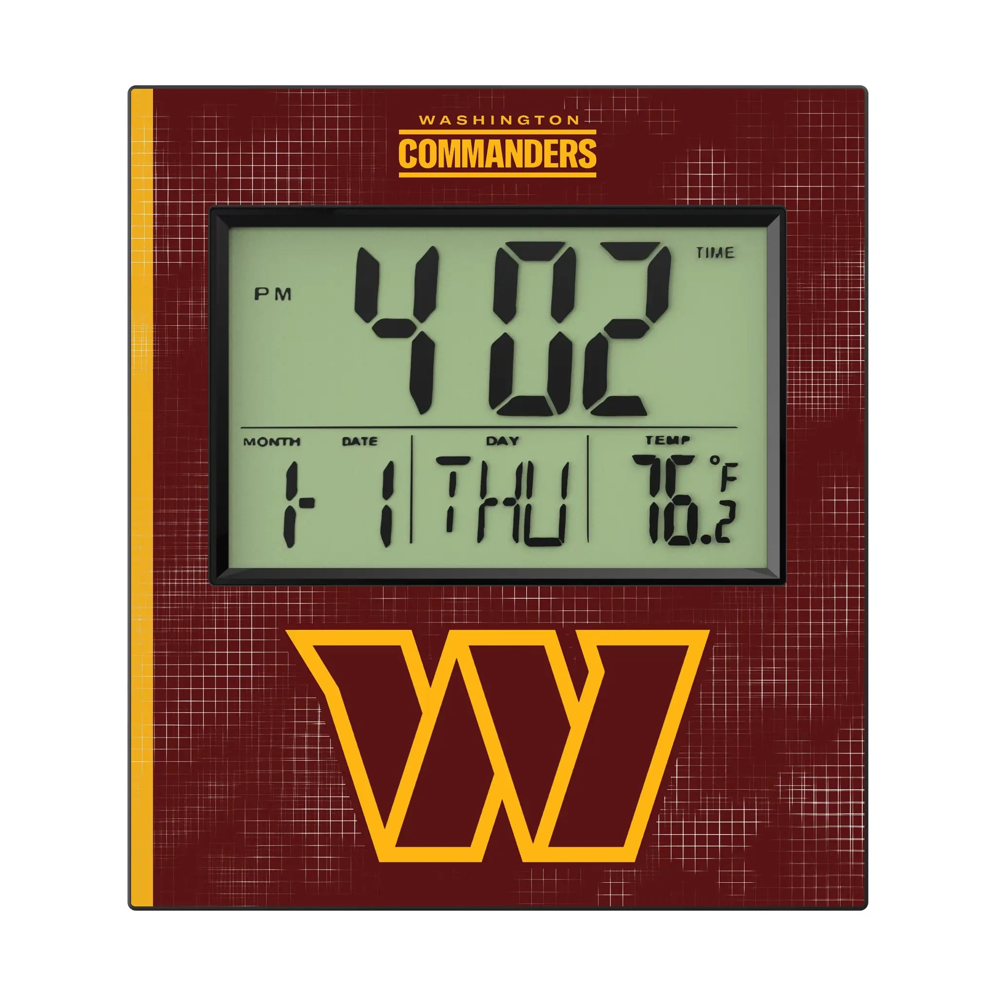 Washington Commanders Hatch Wall Clock