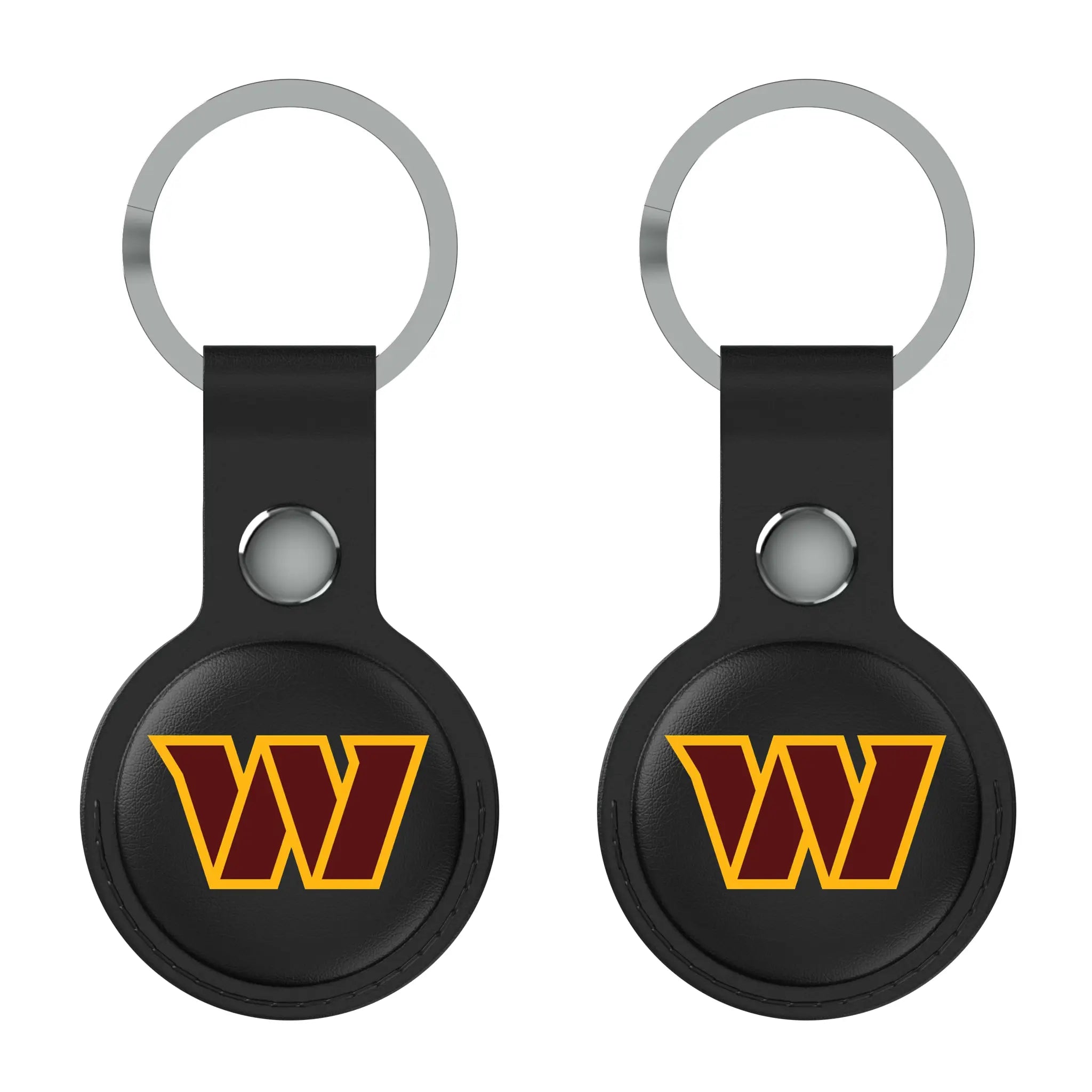 Washington Commanders Insignia AirTag Black Airtag Holder 2-Pack