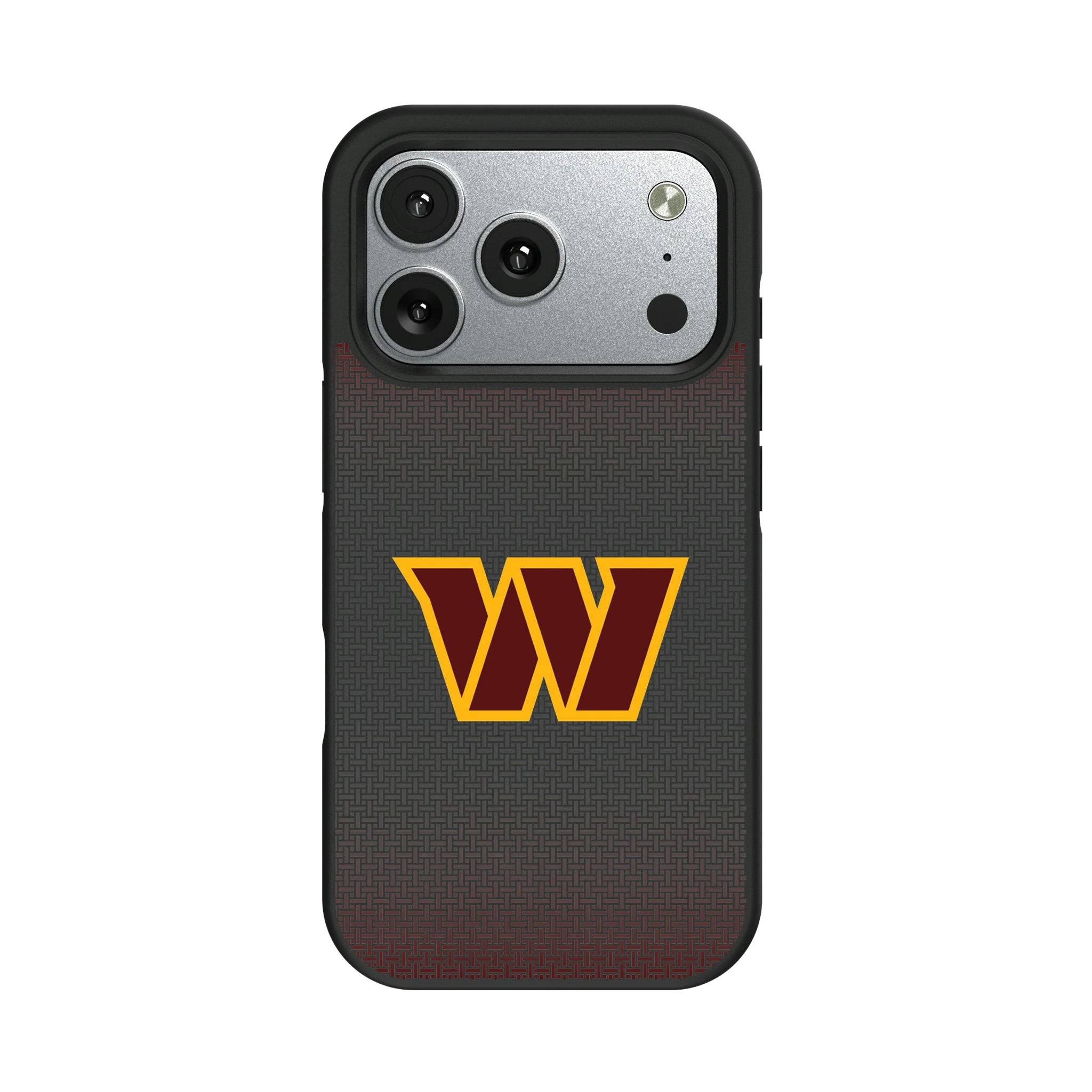 Washington Commanders Linen iPhone Bump Phone Case for Apple iPhone#Device_iPhone 17 Pro