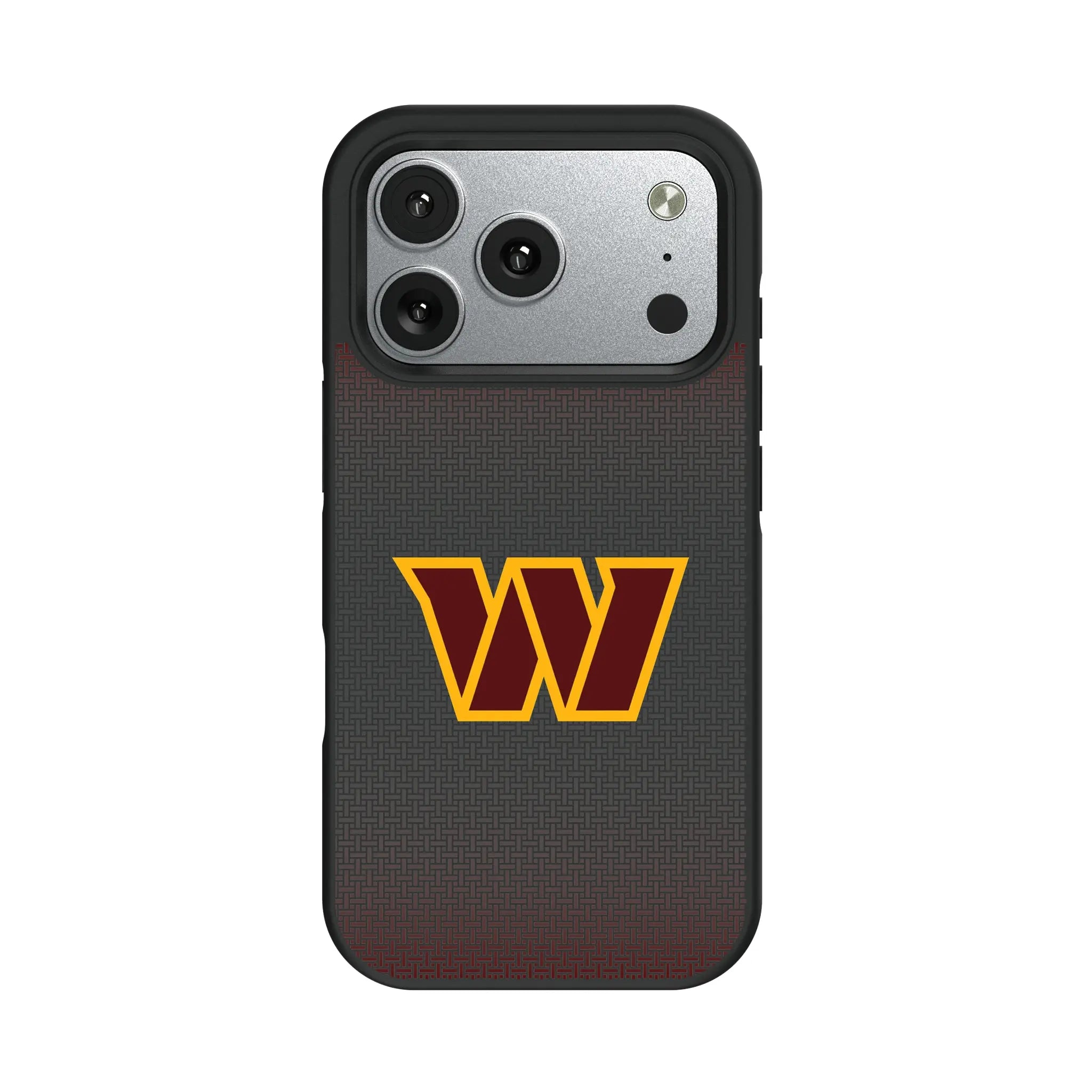 Washington Commanders Linen iPhone Bump Phone Case for Apple iPhone#Device_iPhone 17 Pro