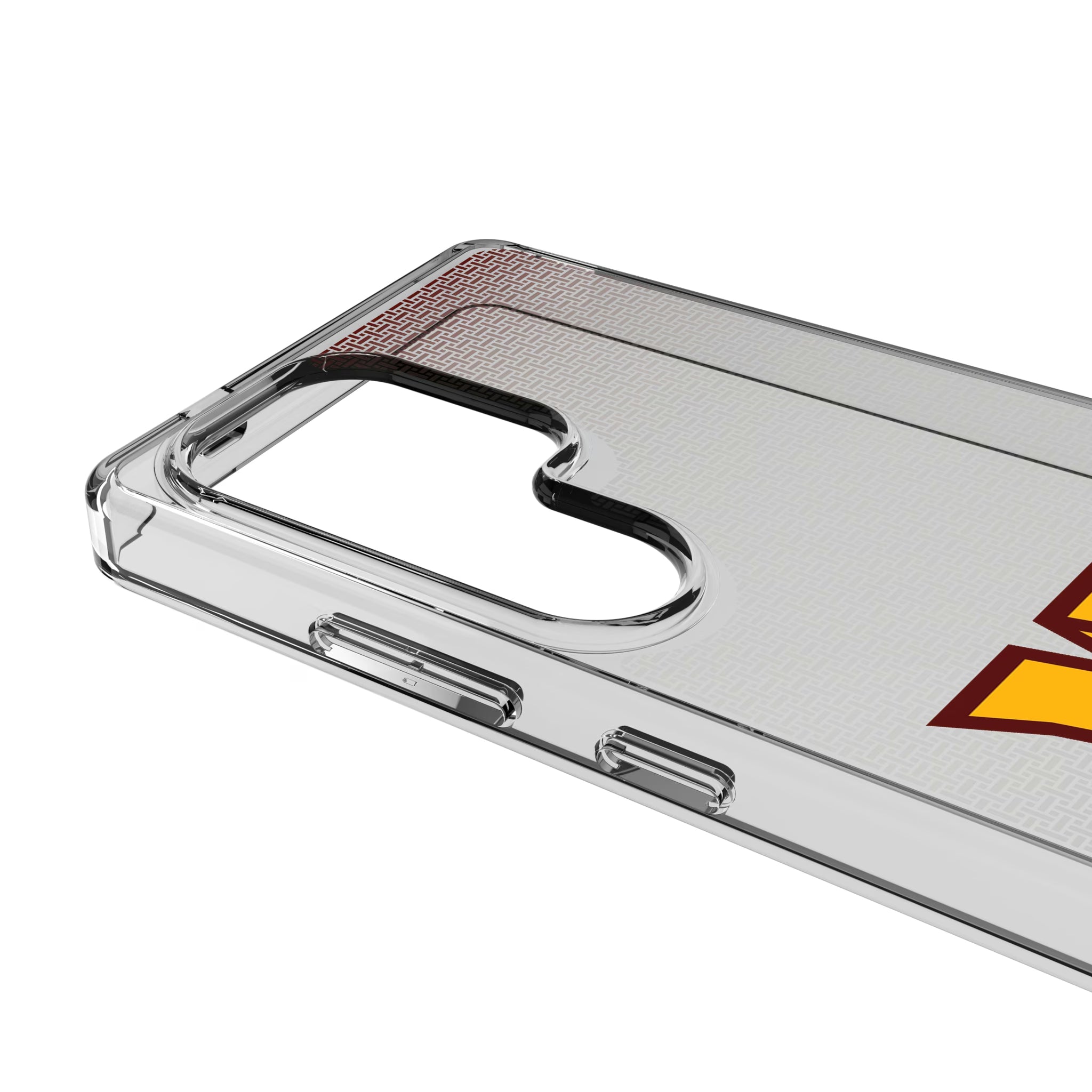 Washington Commanders Linen Galaxy Clear Phone Case for Samsung Galaxy - Detail