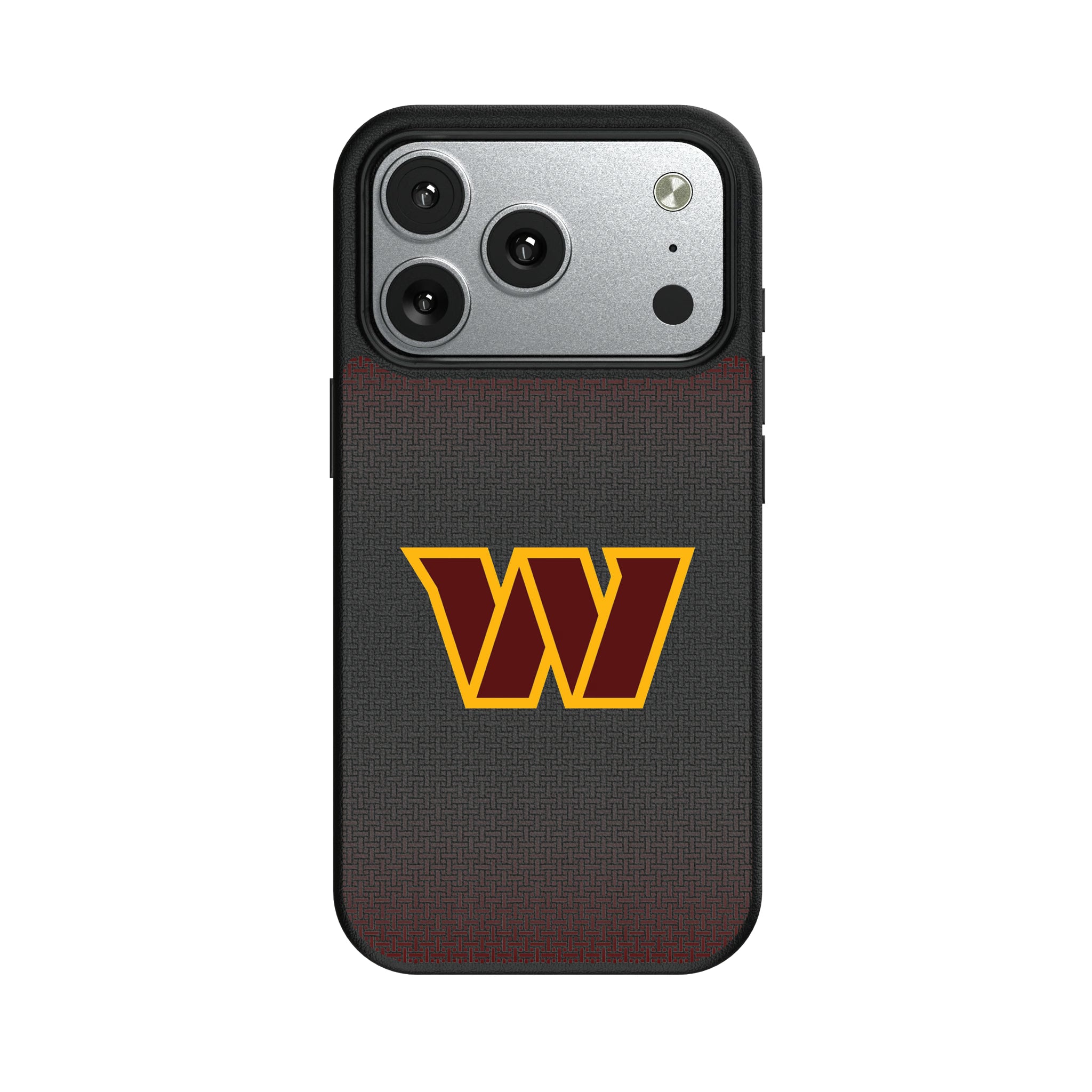 Washington Commanders Linen iPhone MagSafe Compatible Phone Case for Apple iPhone#Device_iPhone 17 Pro