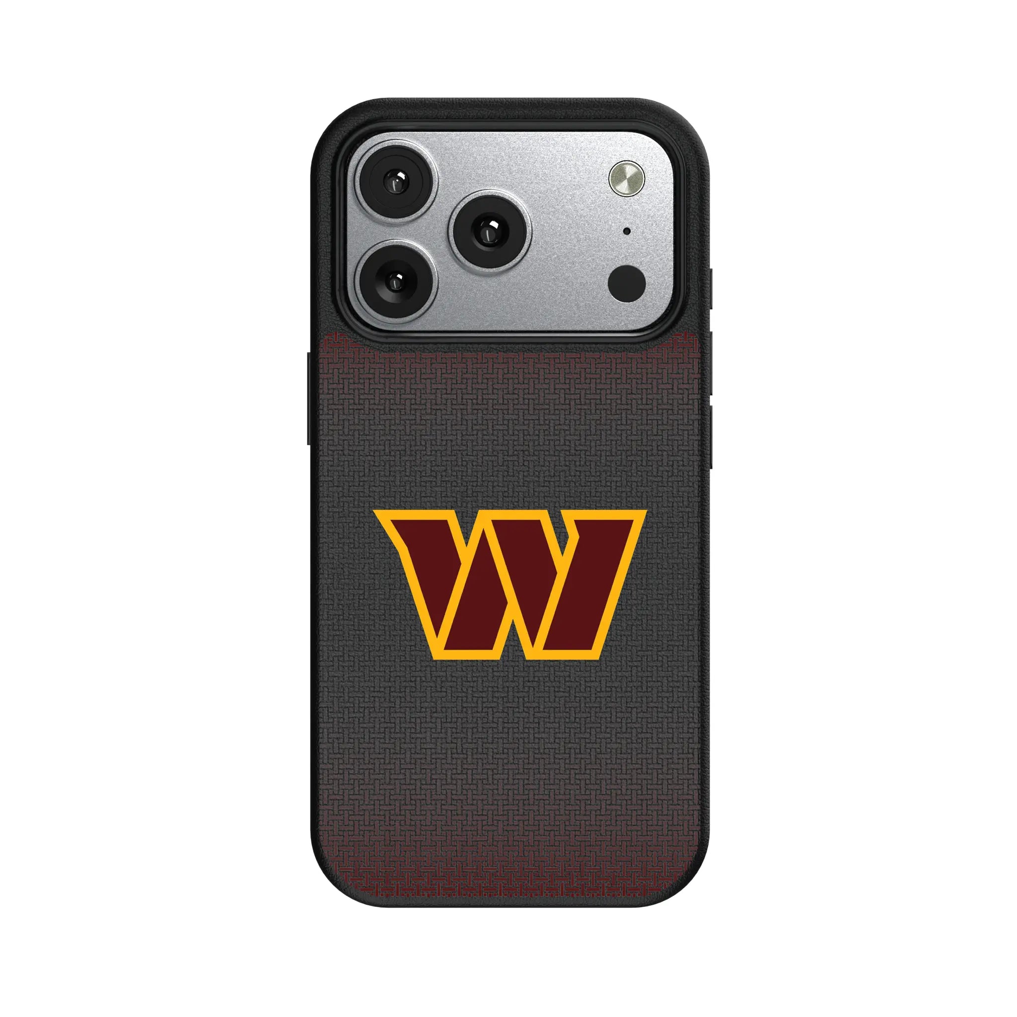 Washington Commanders Linen iPhone MagSafe Compatible Phone Case for Apple iPhone#Device_iPhone 17 Pro