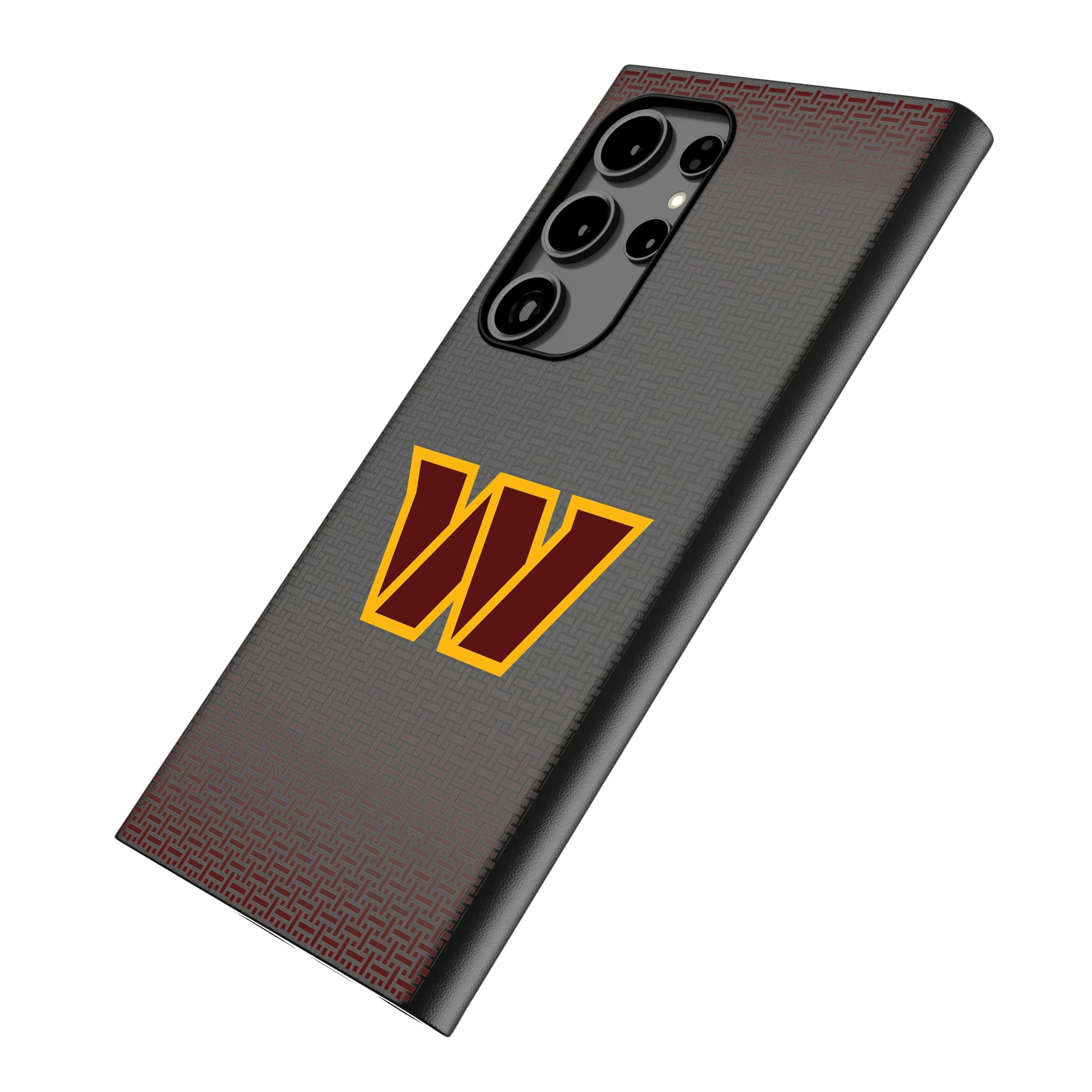 Washington Commanders Linen Galaxy MagSafe Compatible Phone Case for Samsung Galaxy - Isometric View