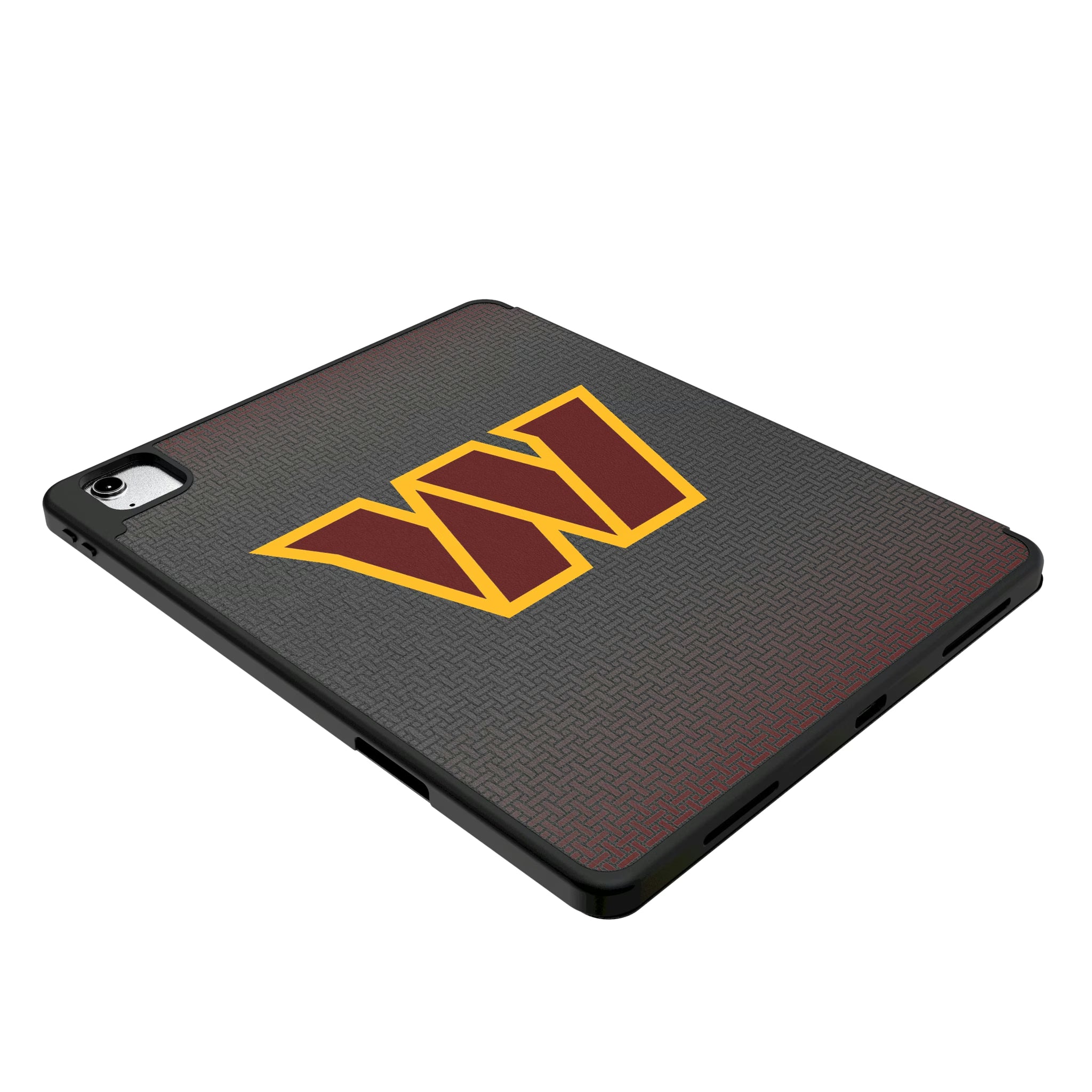 Washington Commanders Linen iPad Tablet Case for Apple iPad - Isometric View