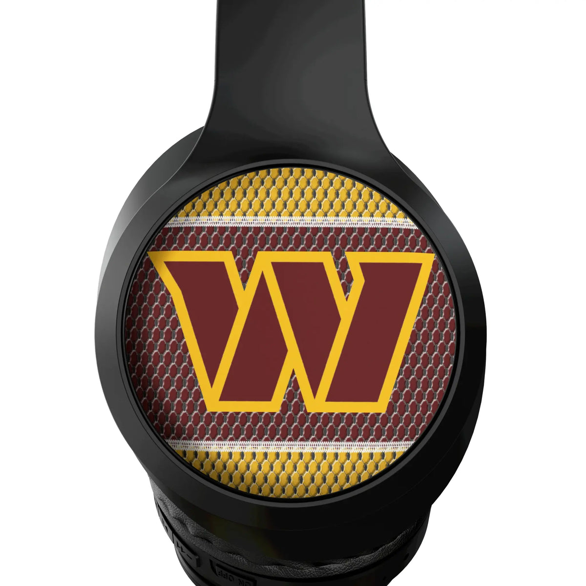 Washington Commanders Mesh Wireless Over-Ear Headphones With Case - Detail