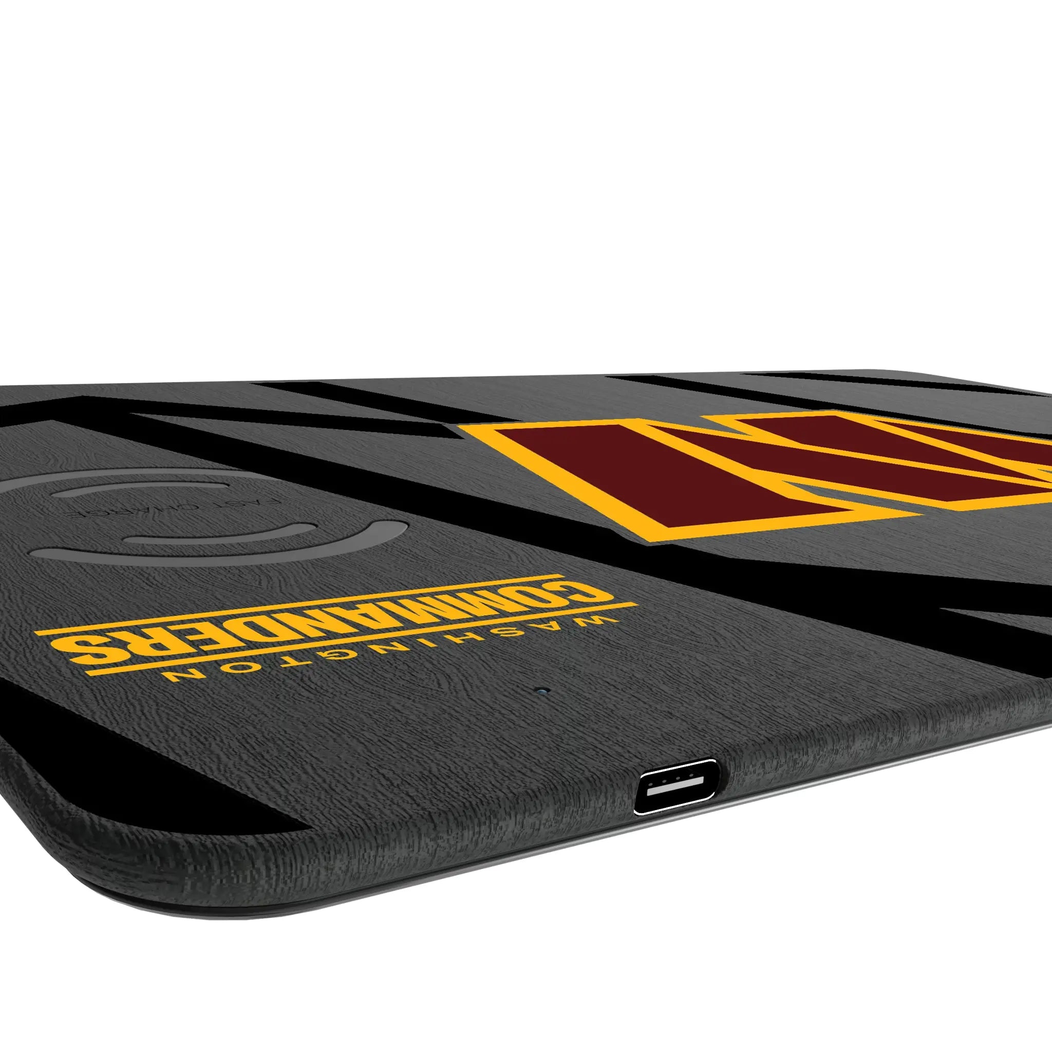 Washington Commanders Monocolor Tilt 15-Watt Wireless Charger and Mouse Pad