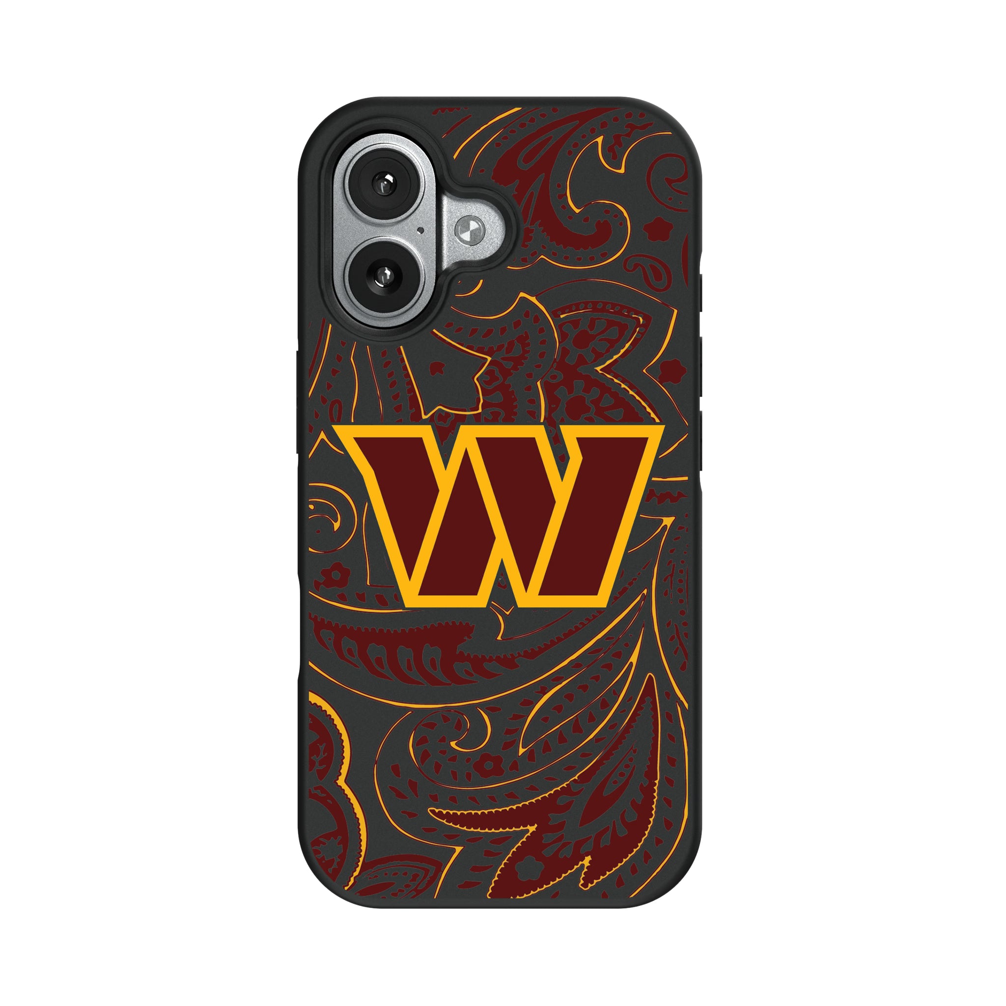 Washington Commanders Paisley iPhone Bump Phone Case for Apple iPhone#Device_iPhone 17