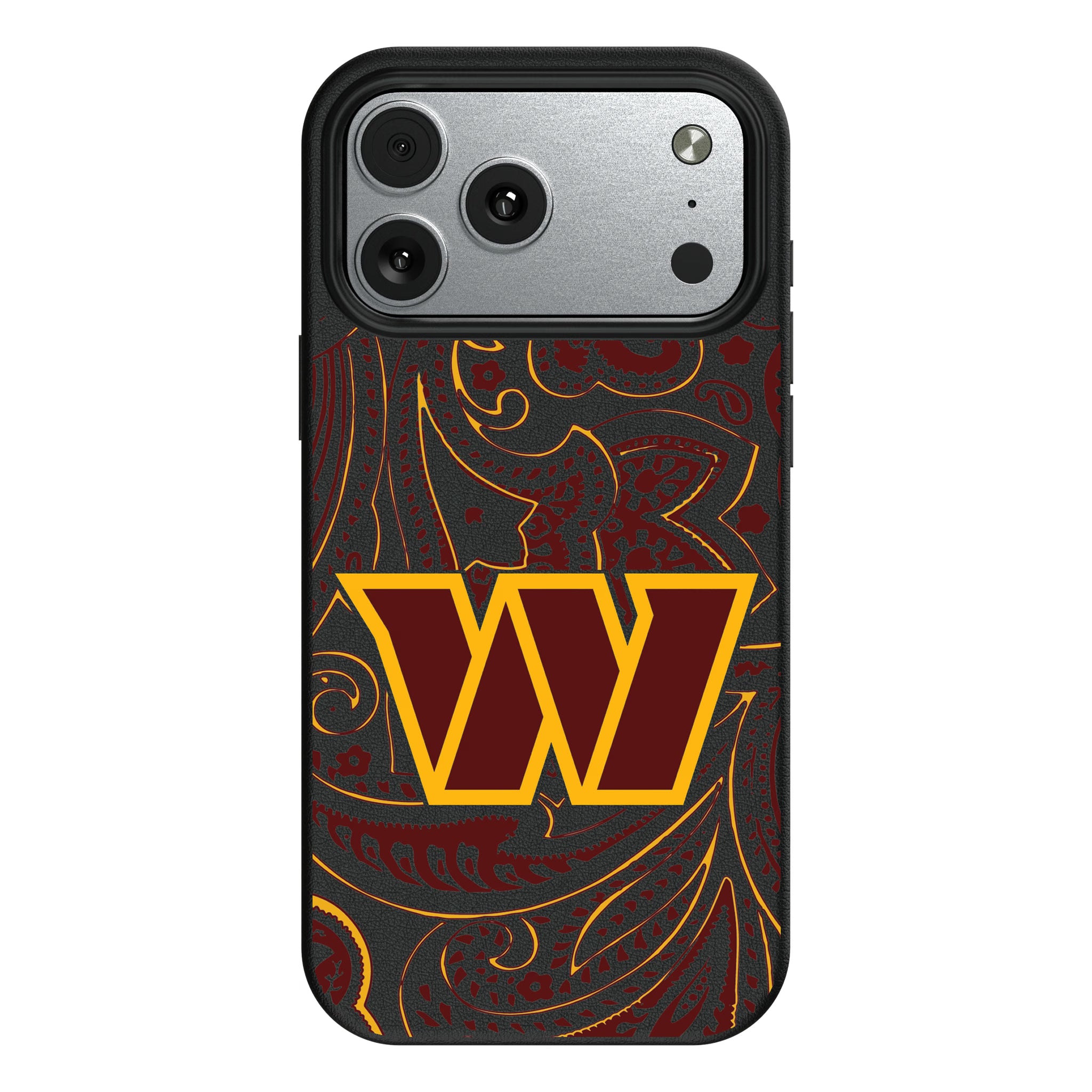 Washington Commanders Paisley iPhone MagSafe Compatible Phone Case for Apple iPhone#Device_iPhone 17 Pro Max