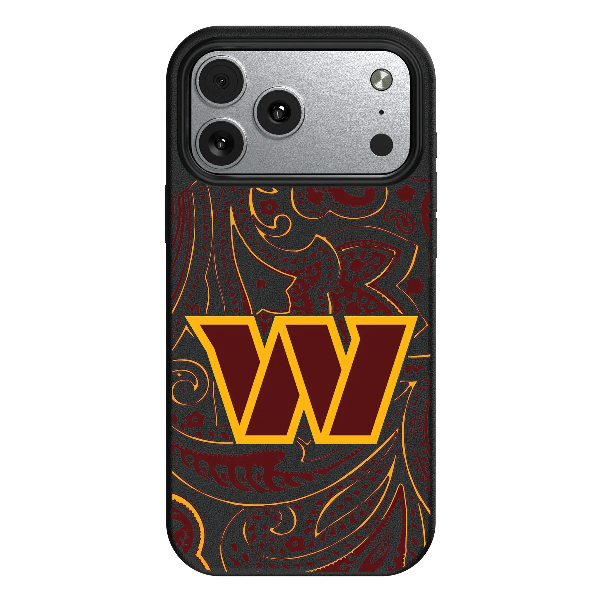 Washington Commanders Paisley iPhone MagSafe Compatible Phone Case for Apple iPhone#Device_iPhone 17 Pro Max