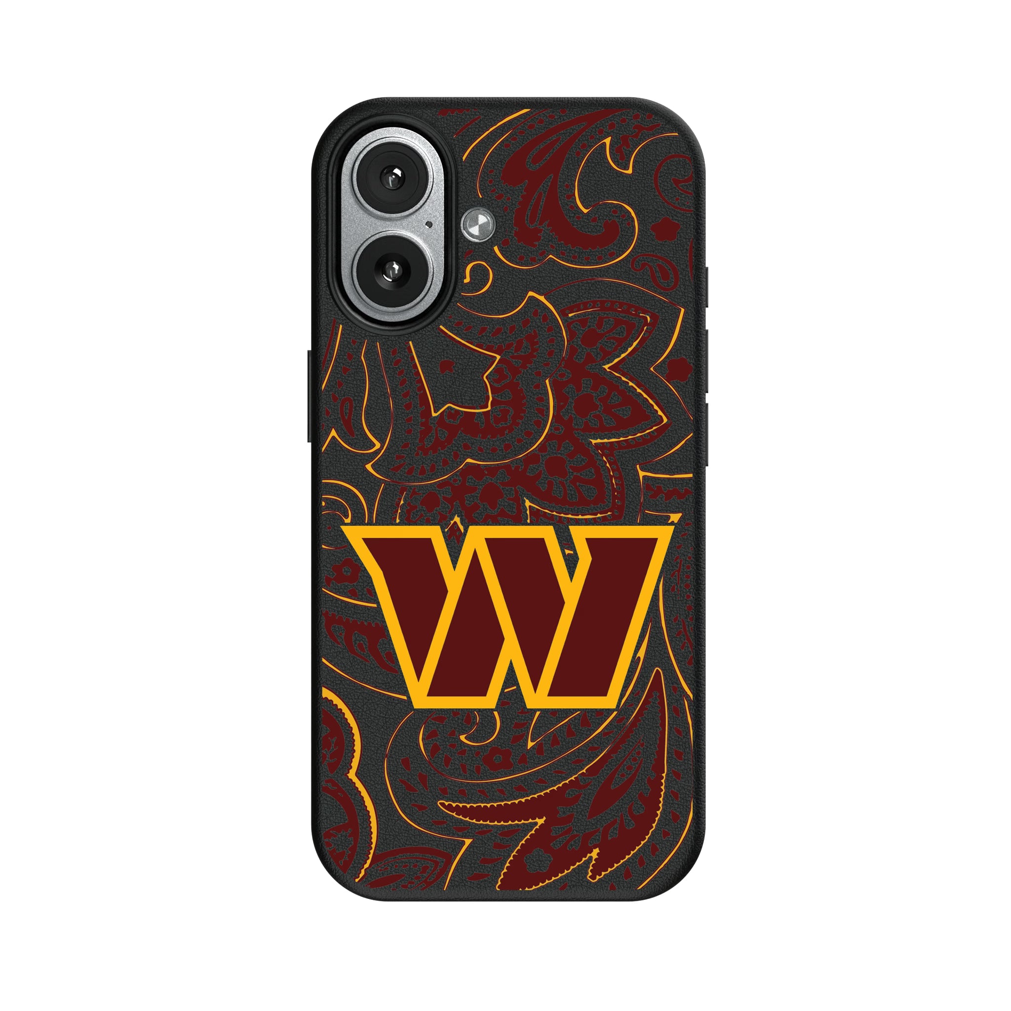 Washington Commanders Paisley iPhone MagSafe Compatible Phone Case for Apple iPhone#Device_iPhone 17