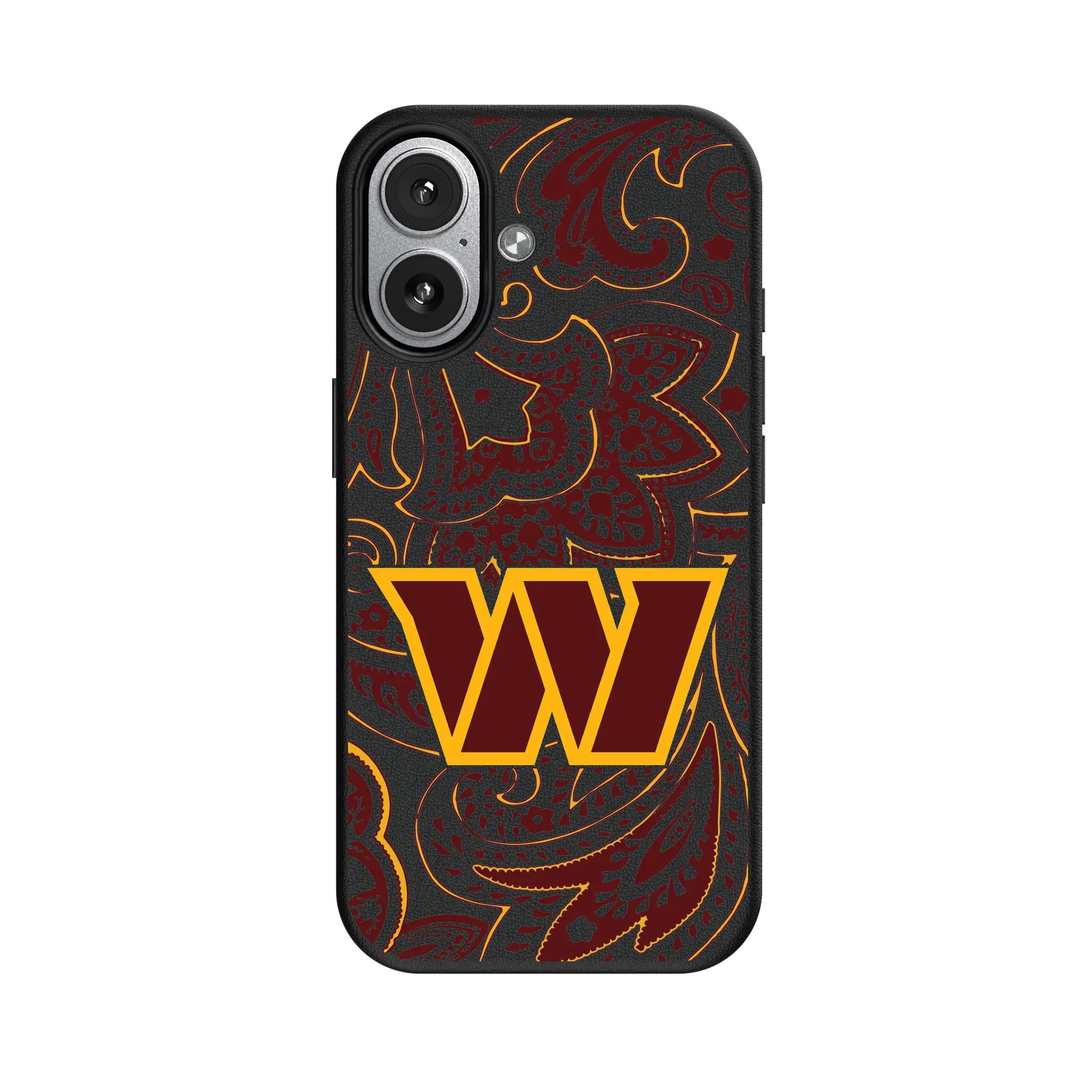 Washington Commanders Paisley iPhone MagSafe Compatible Phone Case for Apple iPhone#Device_iPhone 17