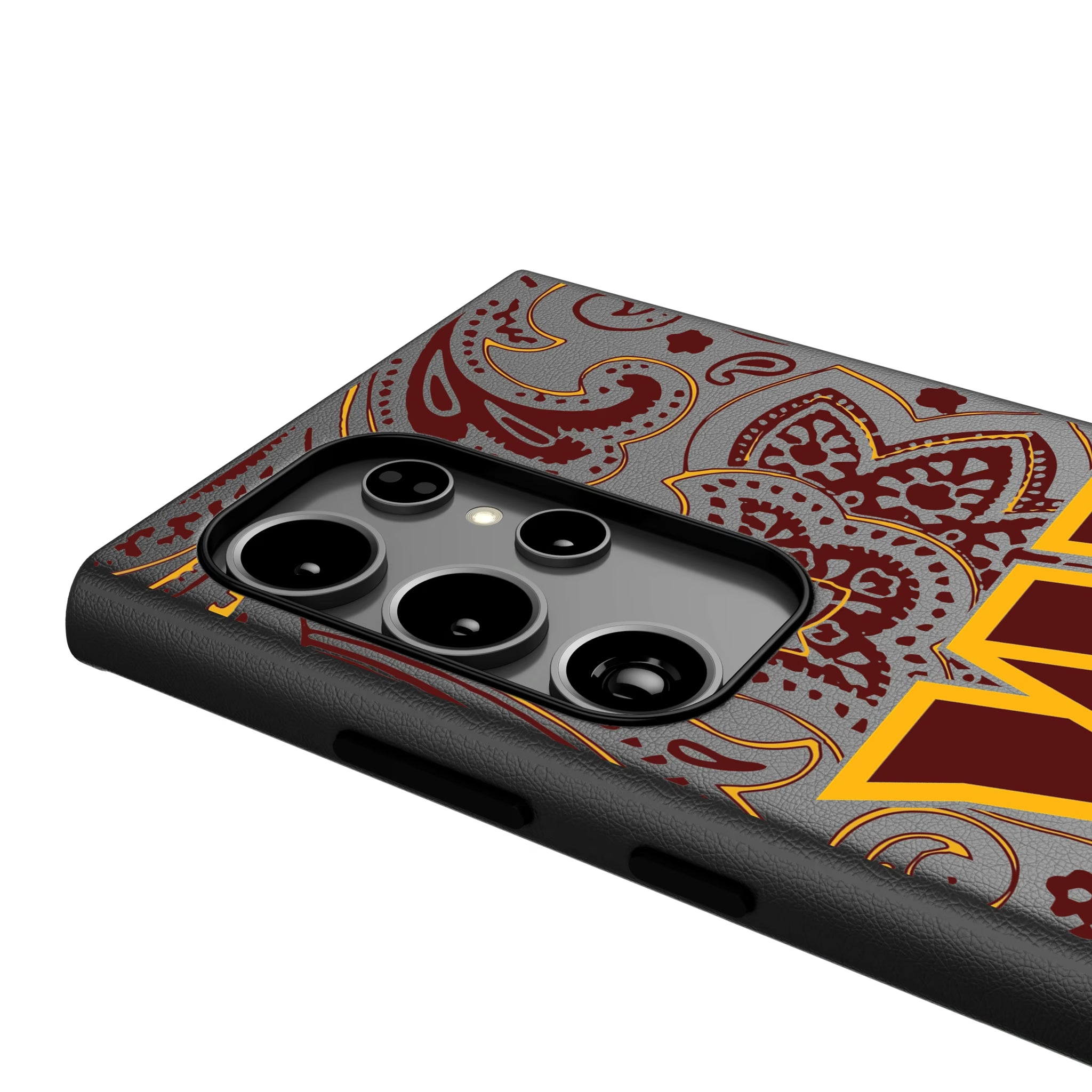 Washington Commanders Paisley Galaxy MagSafe Compatible Phone Case for Samsung Galaxy - Detail