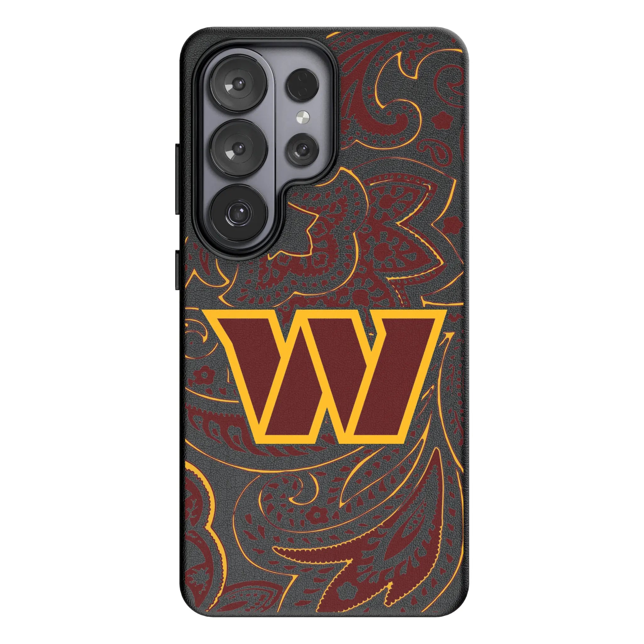 Washington Commanders Paisley Galaxy MagSafe Compatible Phone Case for Samsung Galaxy#Device_Galaxy S26 Ultra
