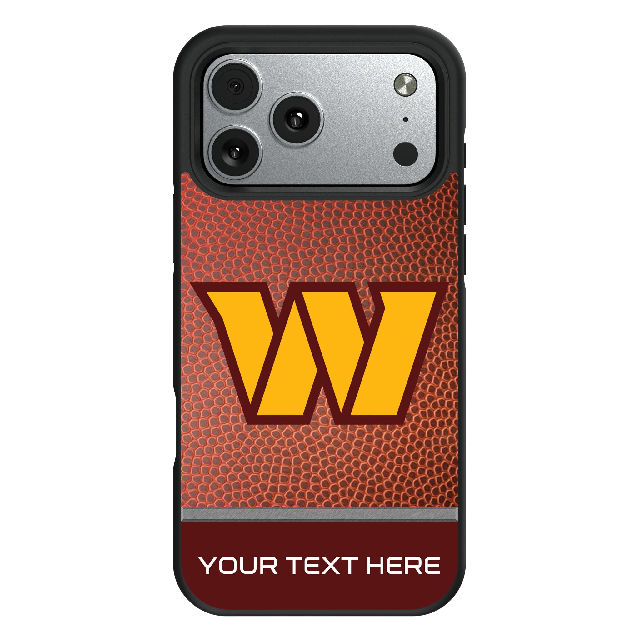 Washington Commanders Personalized Football iPhone Bump Phone Case for Apple iPhone#Device_iPhone 17 Pro Max