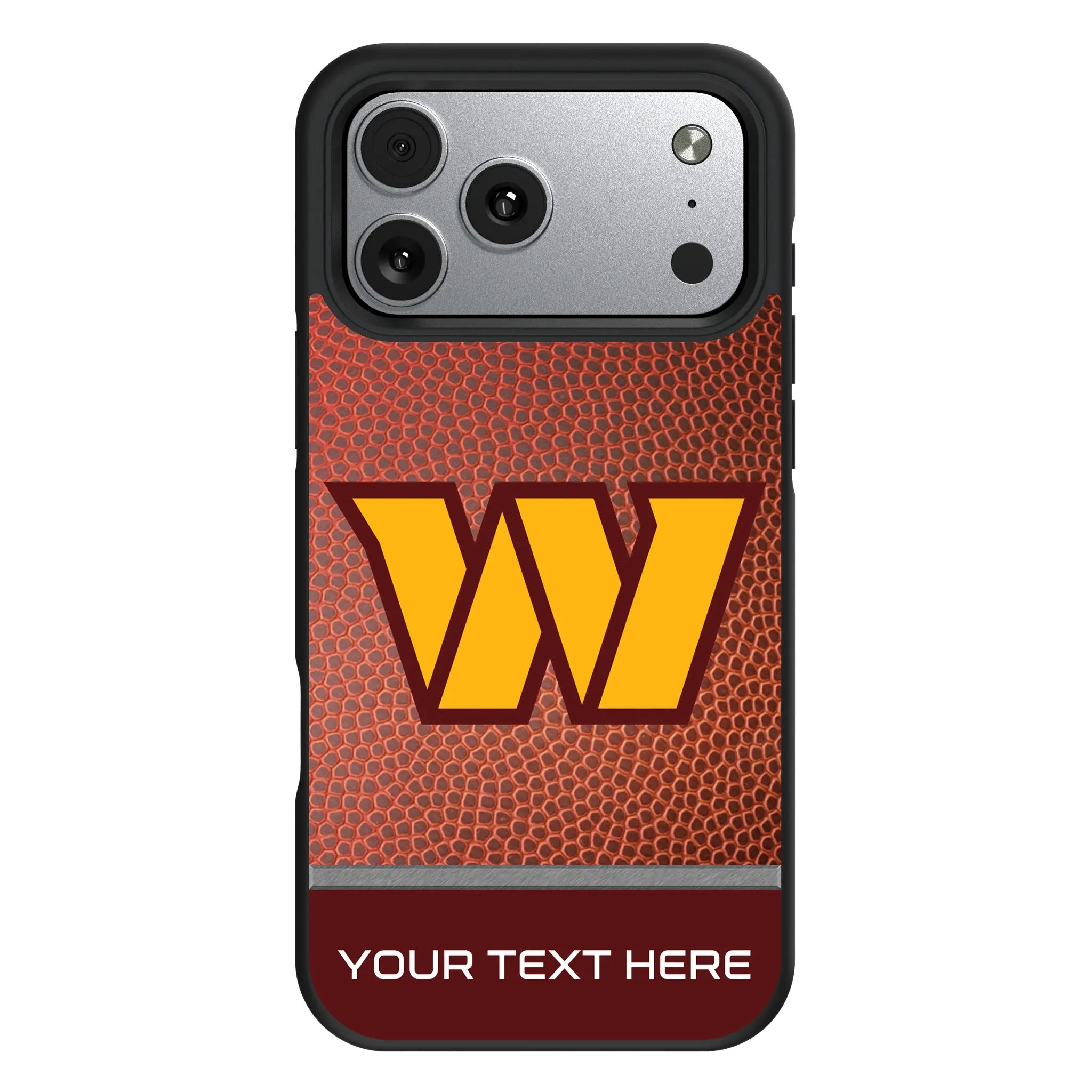 Washington Commanders Personalized Football iPhone Bump Phone Case for Apple iPhone#Device_iPhone 17 Pro Max