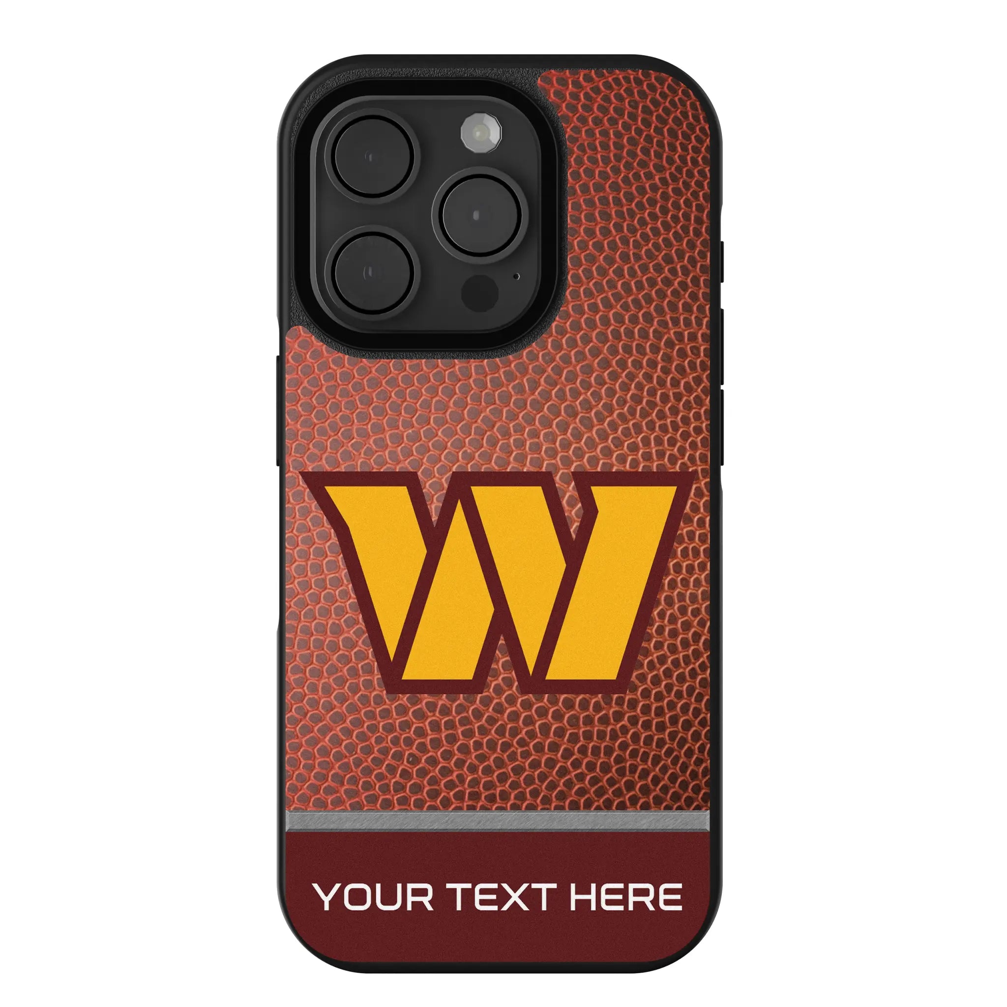 Washington Commanders Personalized Football iPhone Bump Phone Case for Apple iPhone