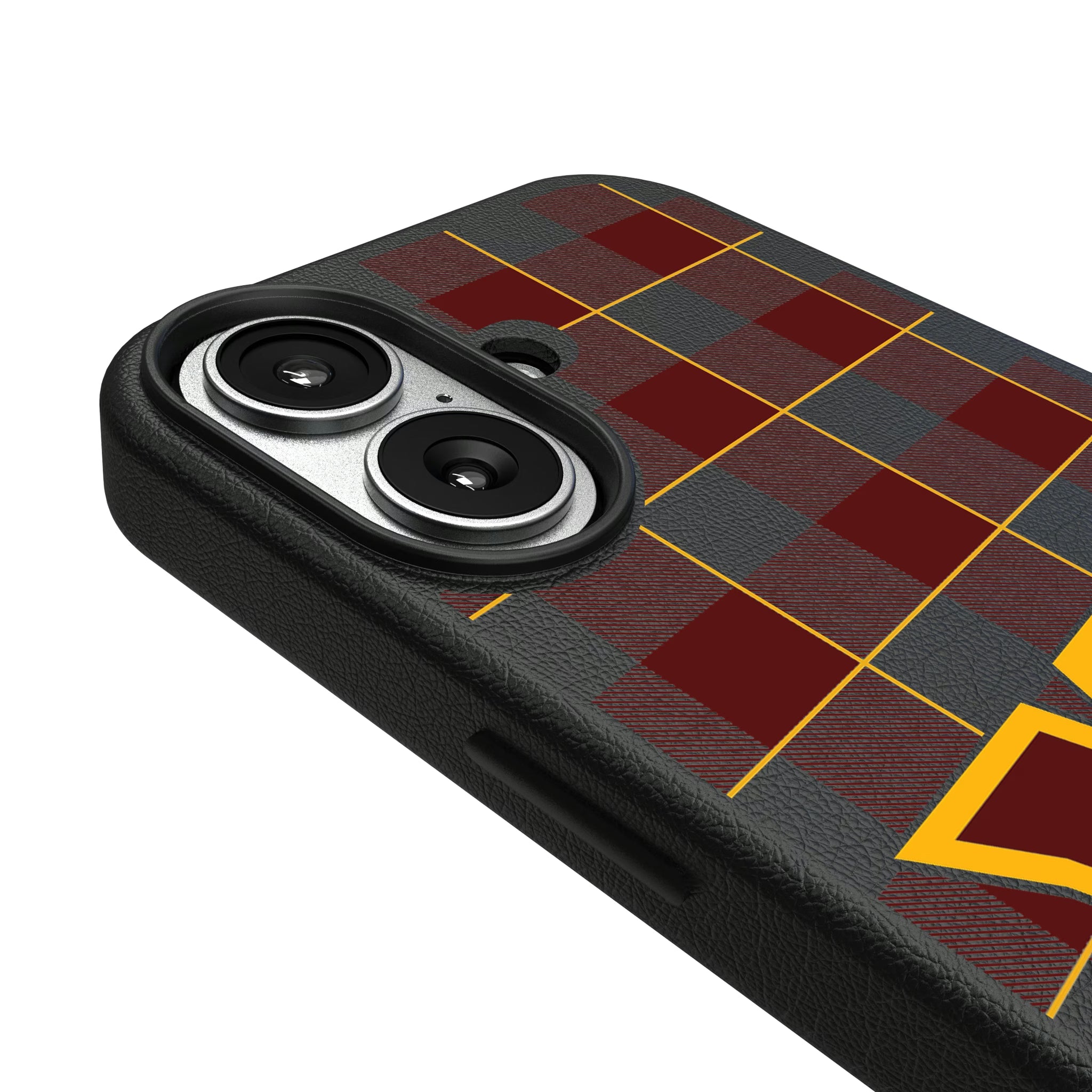 Washington Commanders Plaid iPhone MagSafe Compatible Phone Case for Apple iPhone - Detail#Device_iPhone 17