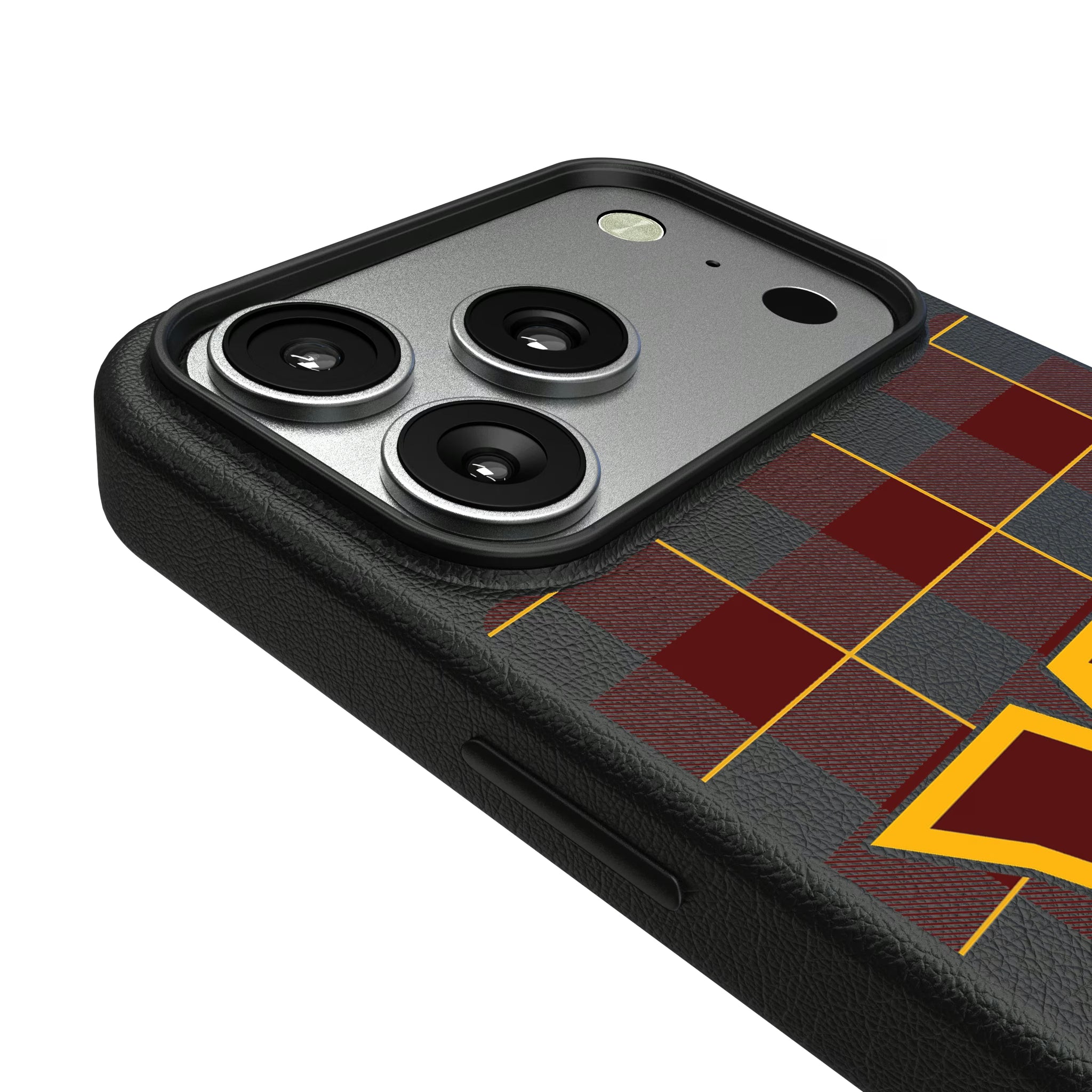 Washington Commanders Plaid iPhone MagSafe Compatible Phone Case for Apple iPhone - Detail#Device_iPhone 17 Pro