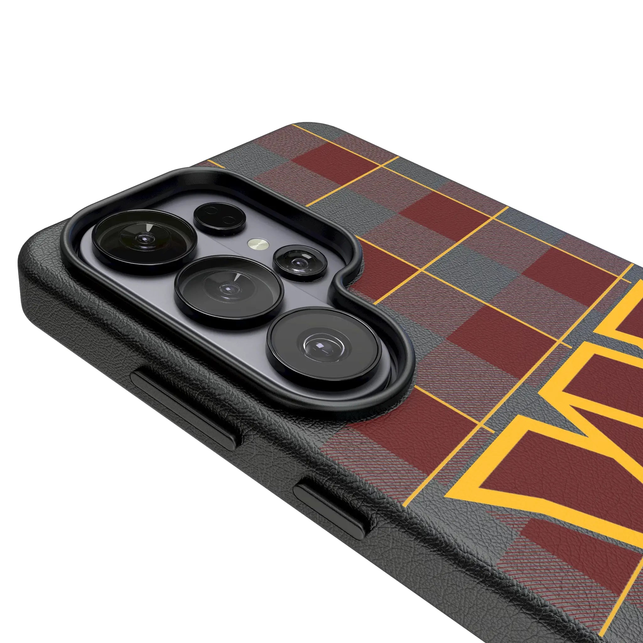 Washington Commanders Plaid Galaxy MagSafe Compatible Phone Case for Samsung Galaxy - Detail#Device_Galaxy S26 Ultra