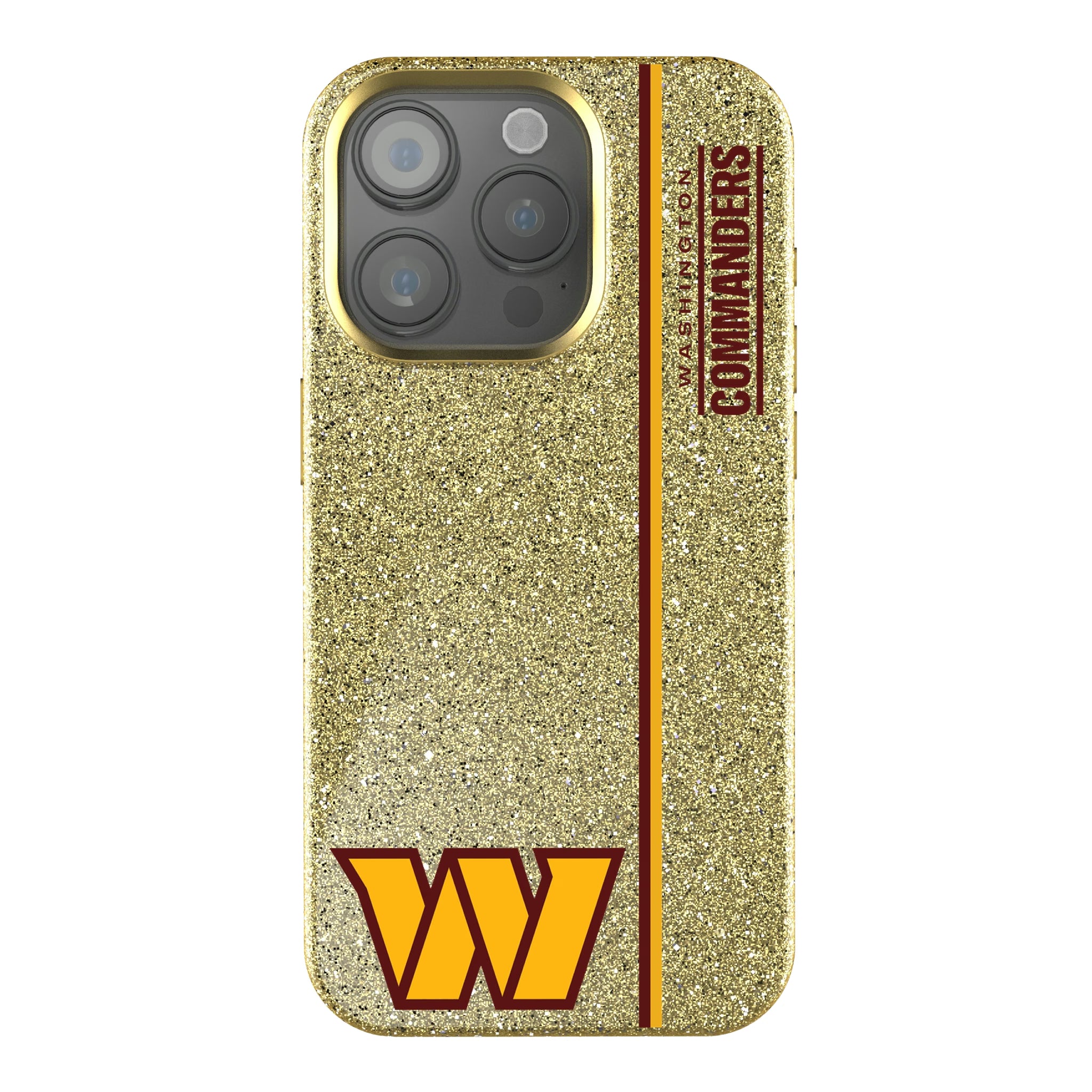 Washington Commanders Sidebar iPhone Bling Phone Case for Apple iPhone