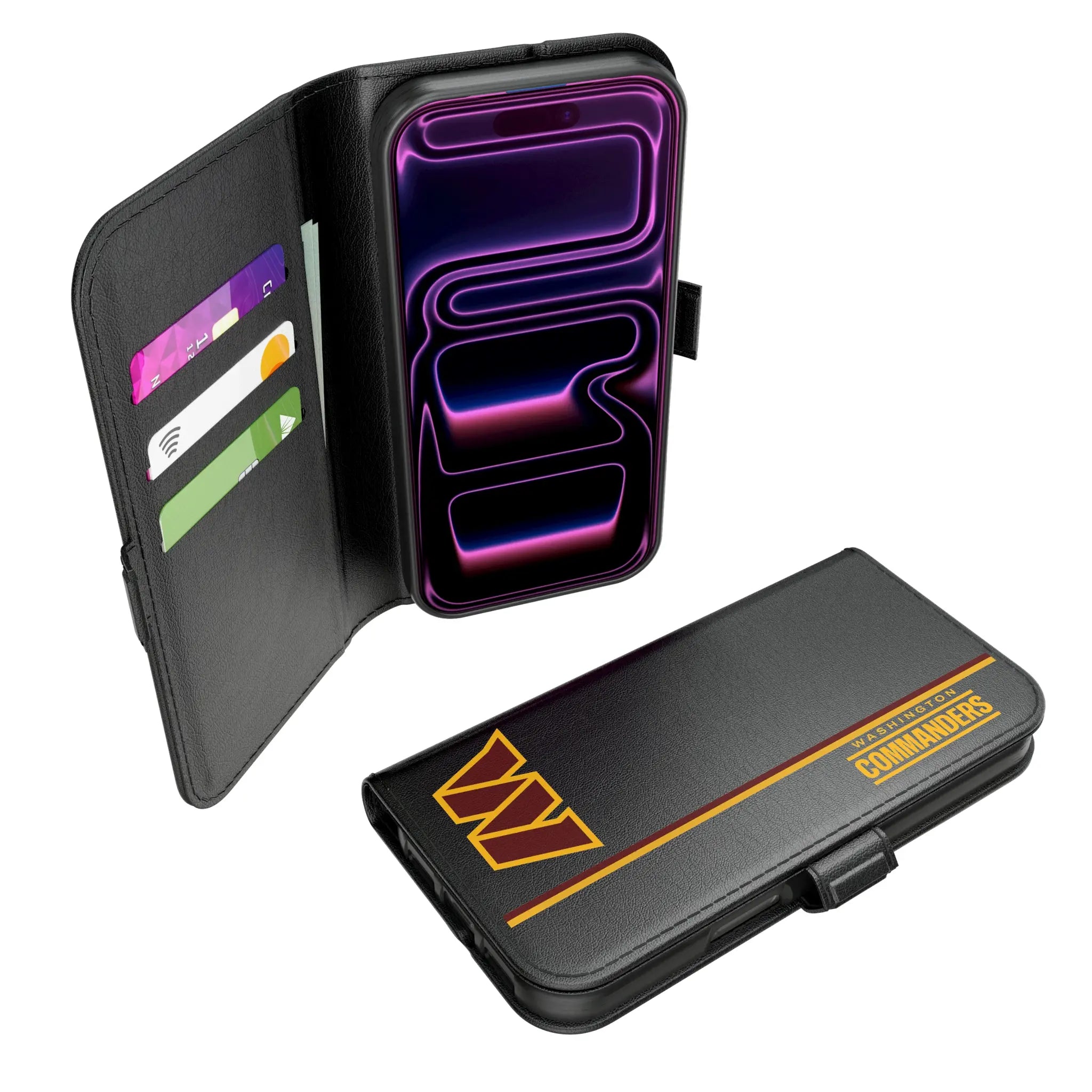 Washington Commanders Sidebar iPhone Folio Phone Case for Apple iPhone#Device_iPhone 17 Pro