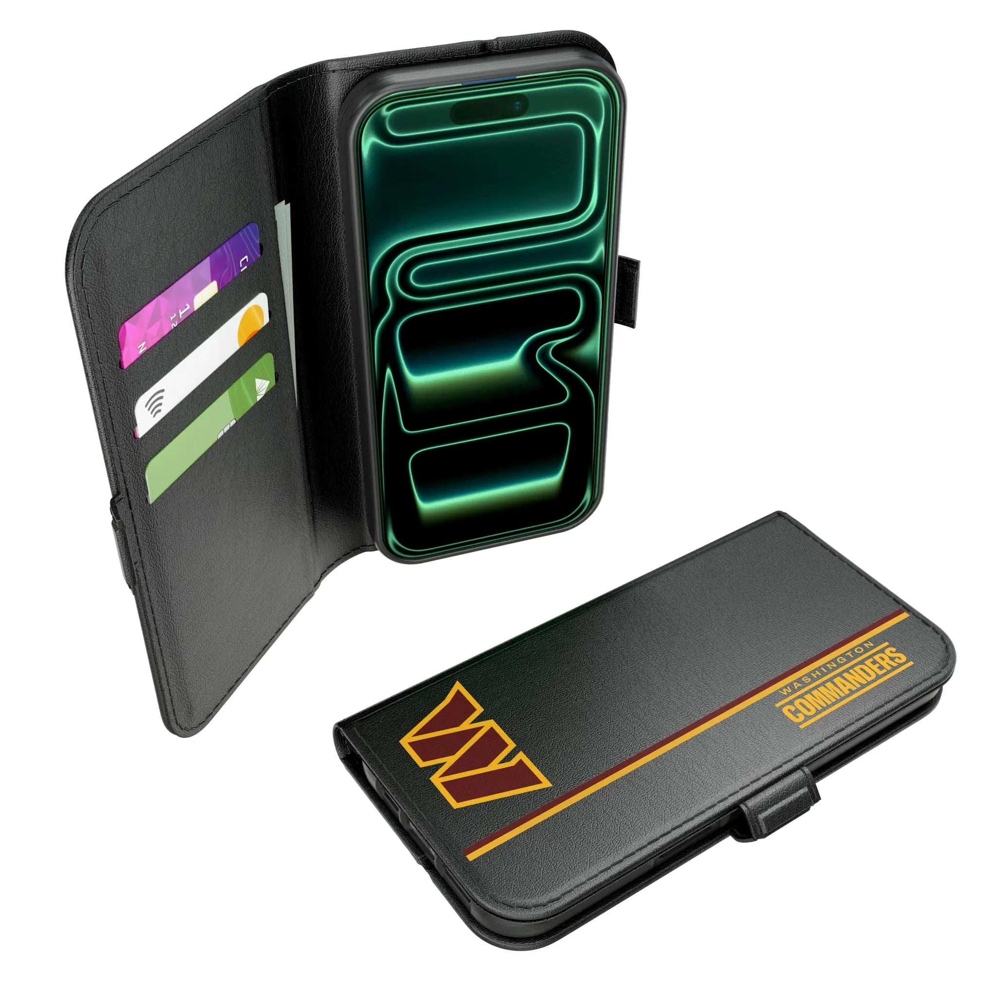 Washington Commanders Sidebar iPhone Folio Phone Case for Apple iPhone#Device_iPhone 17