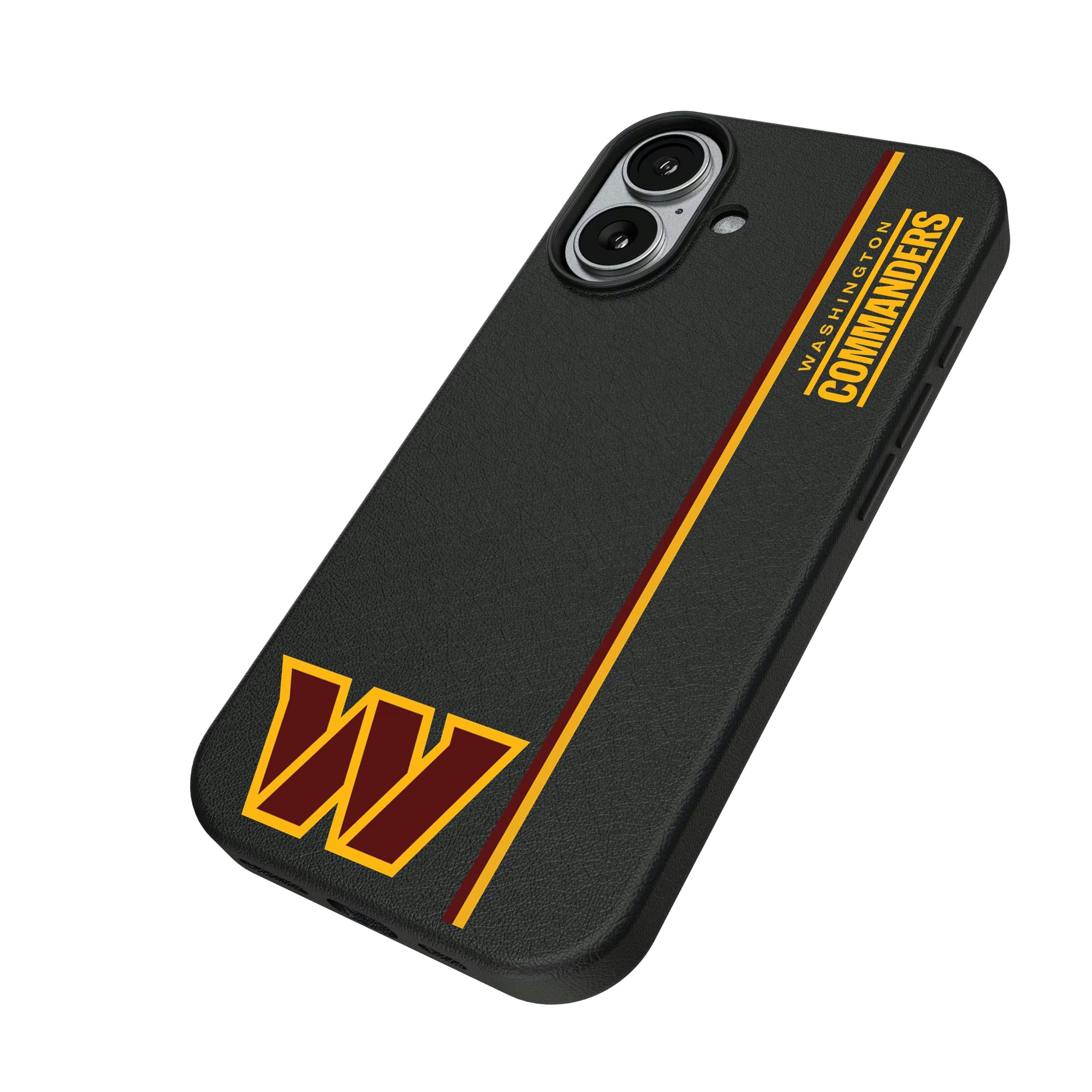 Washington Commanders Sidebar iPhone MagSafe Compatible Phone Case for Apple iPhone - Isometric View#Device_iPhone 17