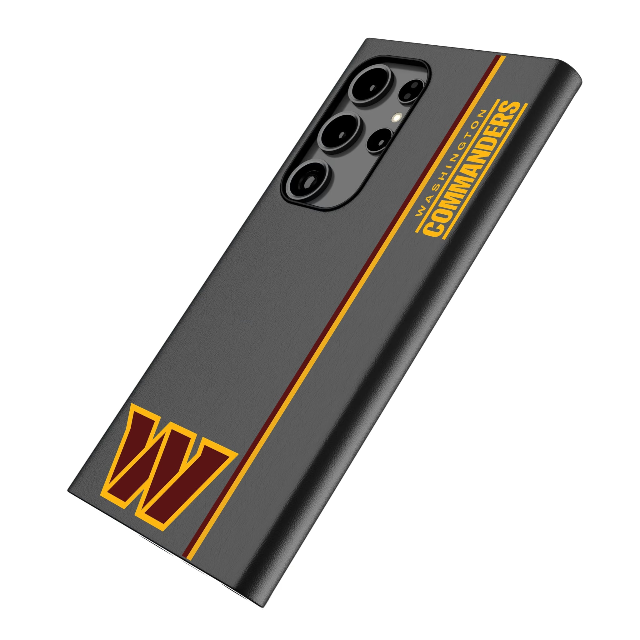 Washington Commanders Sidebar Galaxy MagSafe Compatible Phone Case for Samsung Galaxy - Isometric View