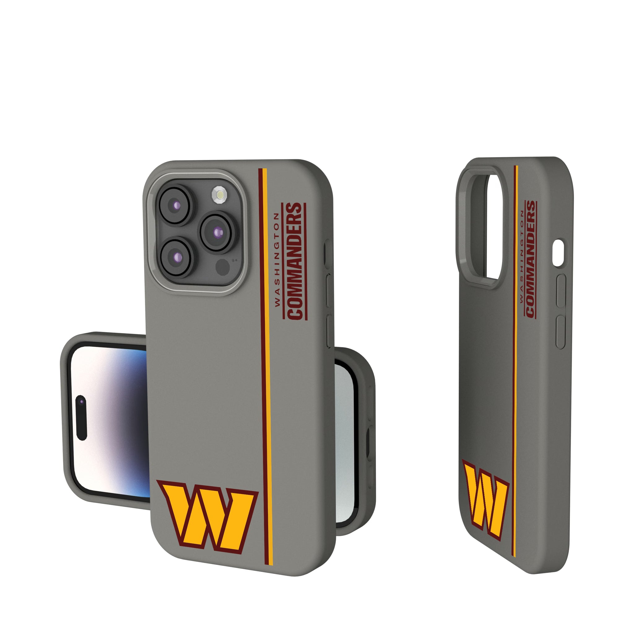 Washington Commanders Sidebar iPhone Soft Touch Phone Case for Apple iPhone