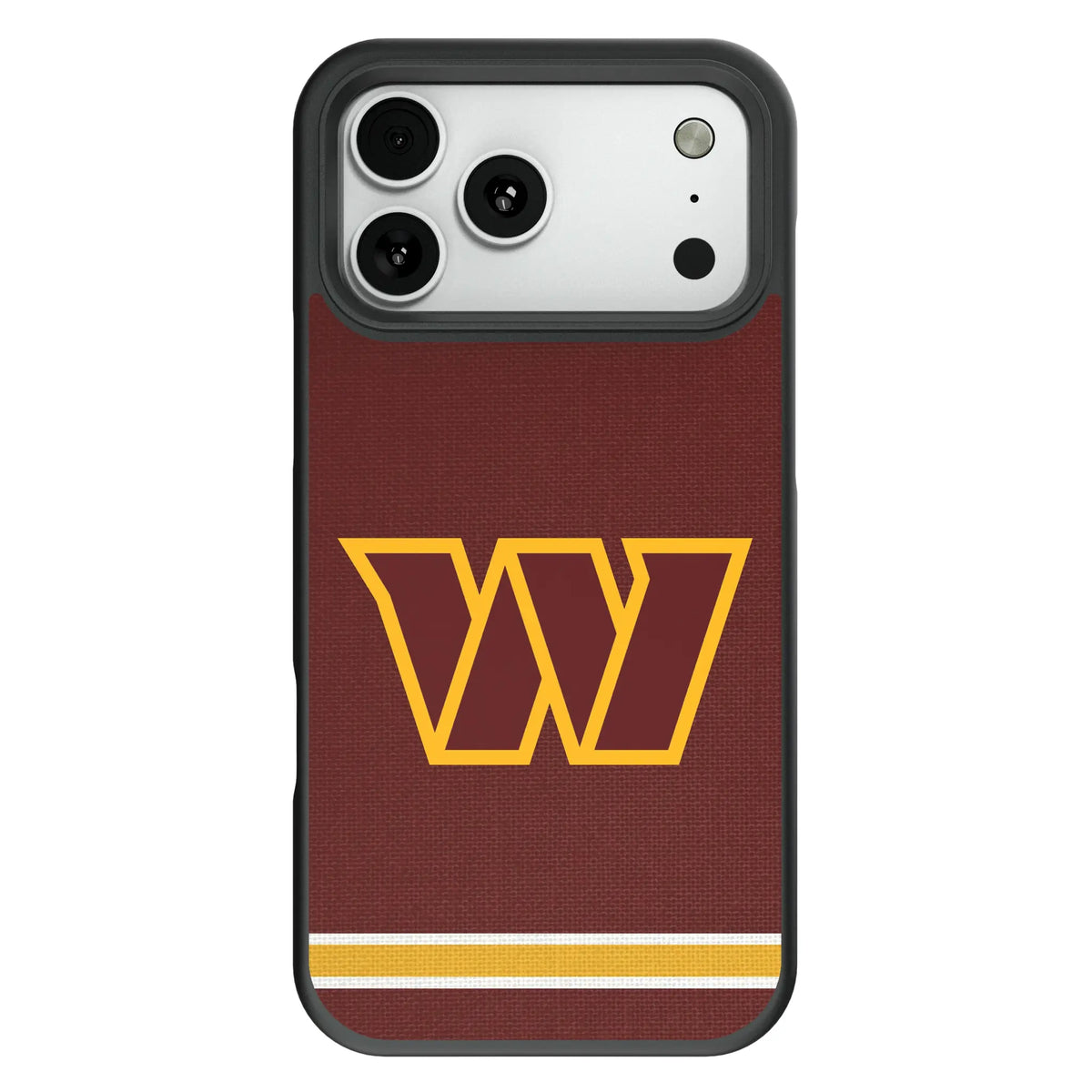 Washington Commanders Stripe Bump Phone Case for Apple iPhone