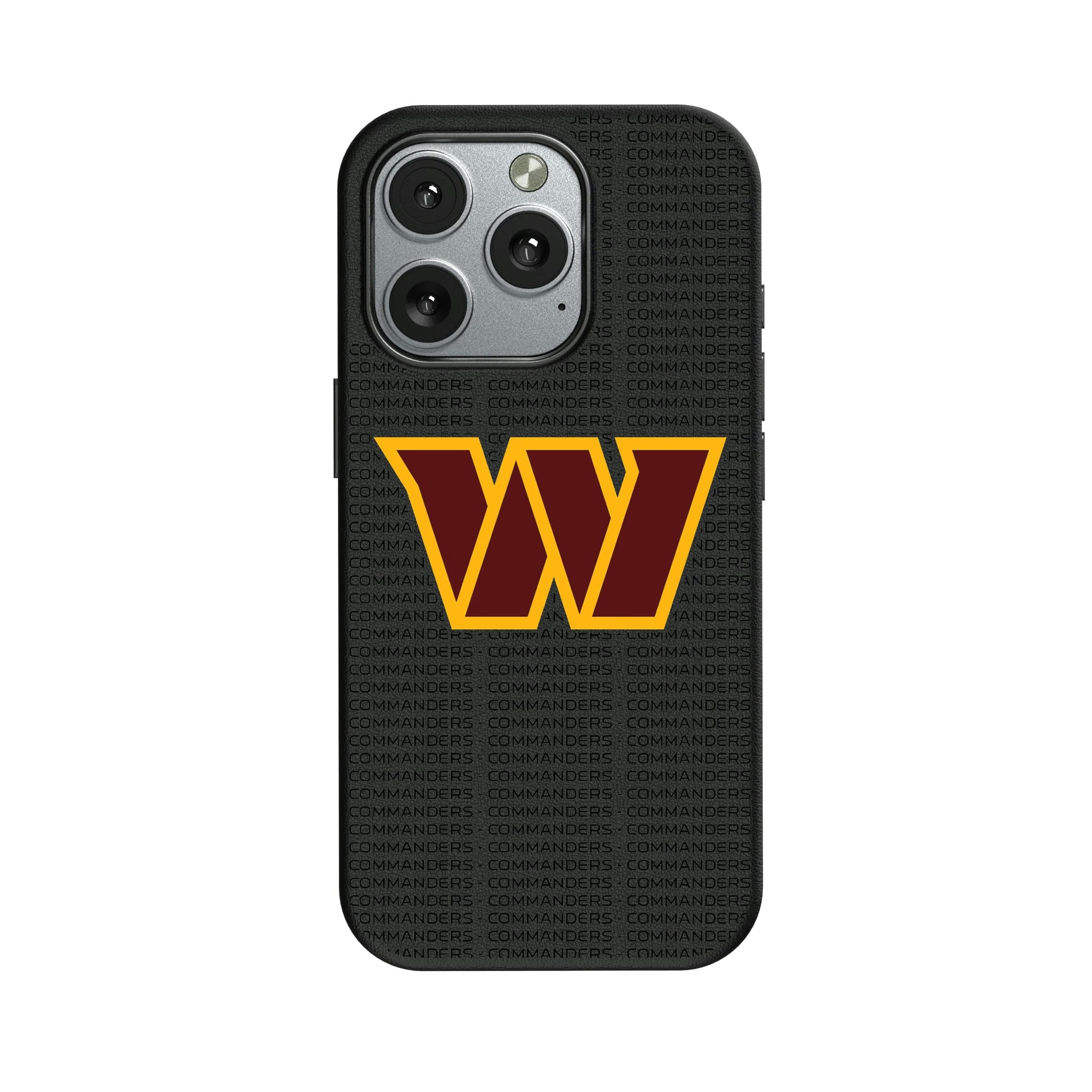 Washington Commanders Text Backdrop iPhone MagSafe Compatible Phone Case for Apple iPhone