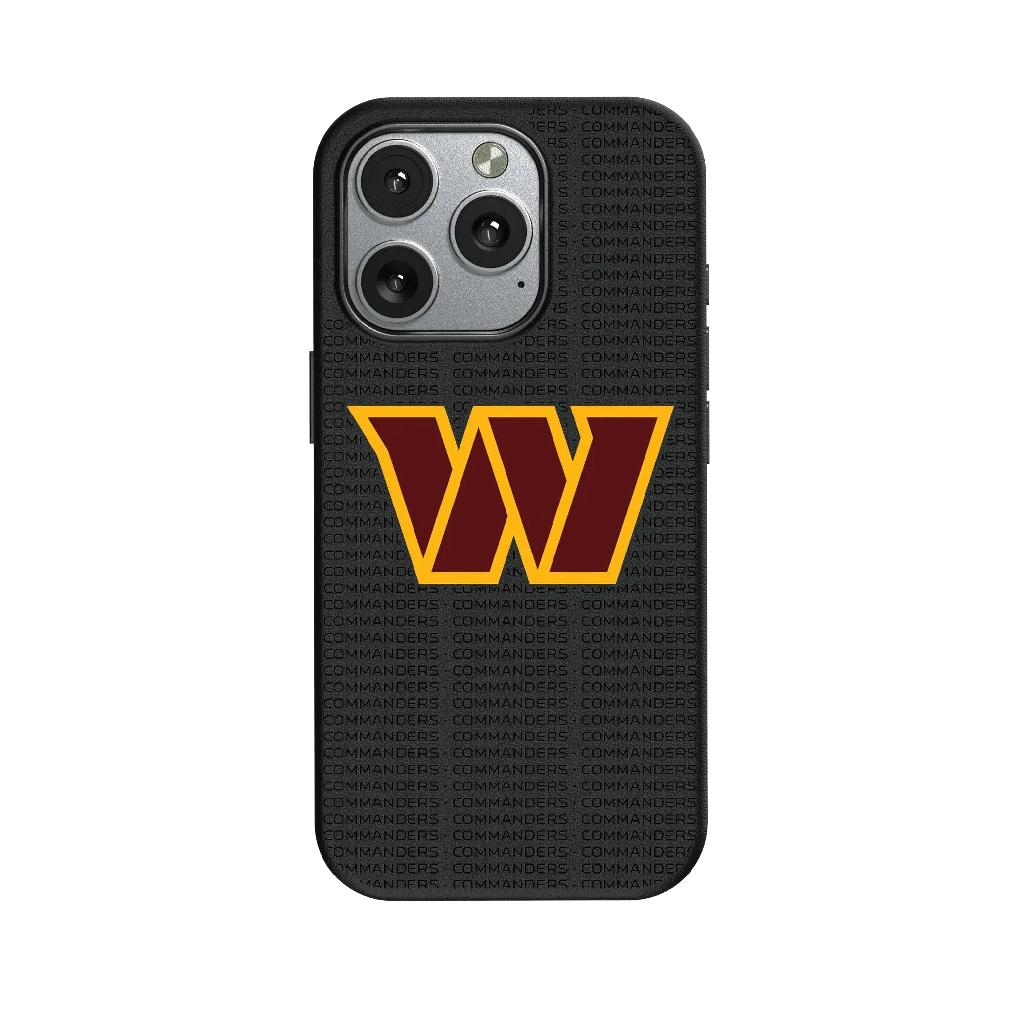 Washington Commanders Text Backdrop iPhone MagSafe Compatible Phone Case for Apple iPhone