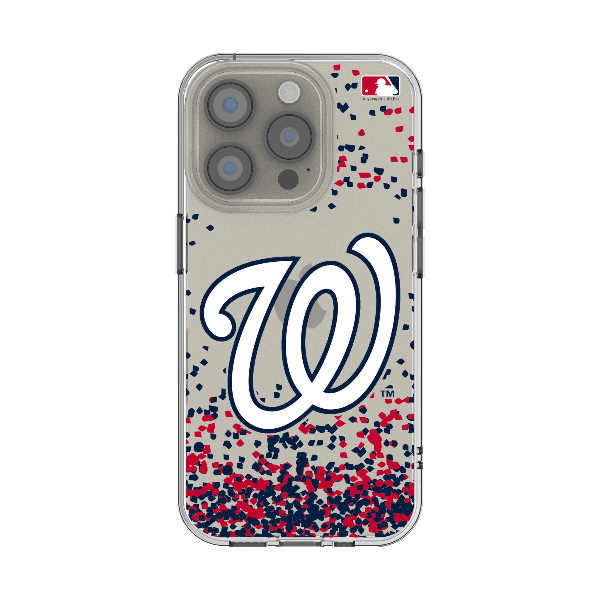 Washington Nationals Confetti iPhone Clear Phone Case for Apple iPhone