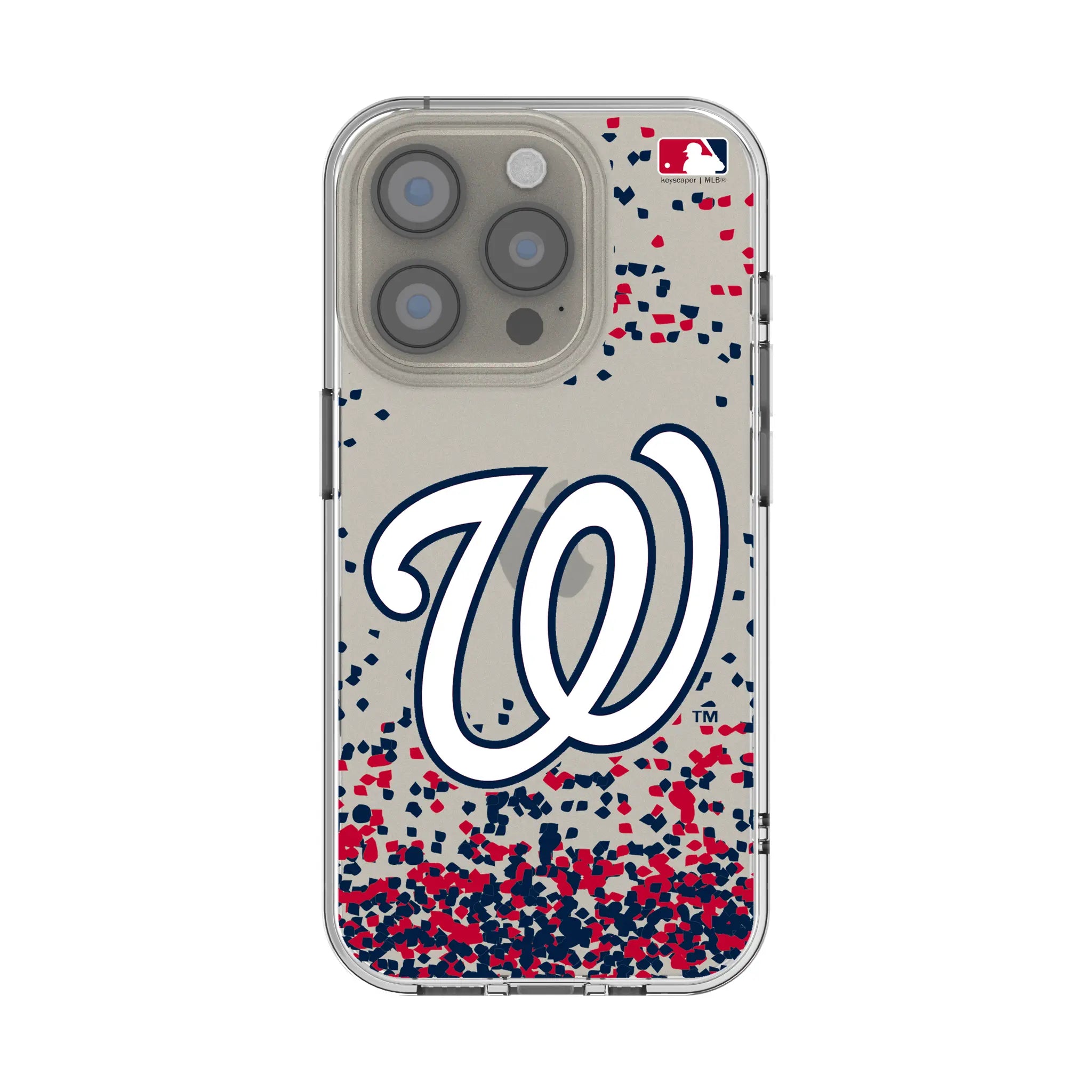 Washington Nationals Confetti iPhone Clear Phone Case for Apple iPhone