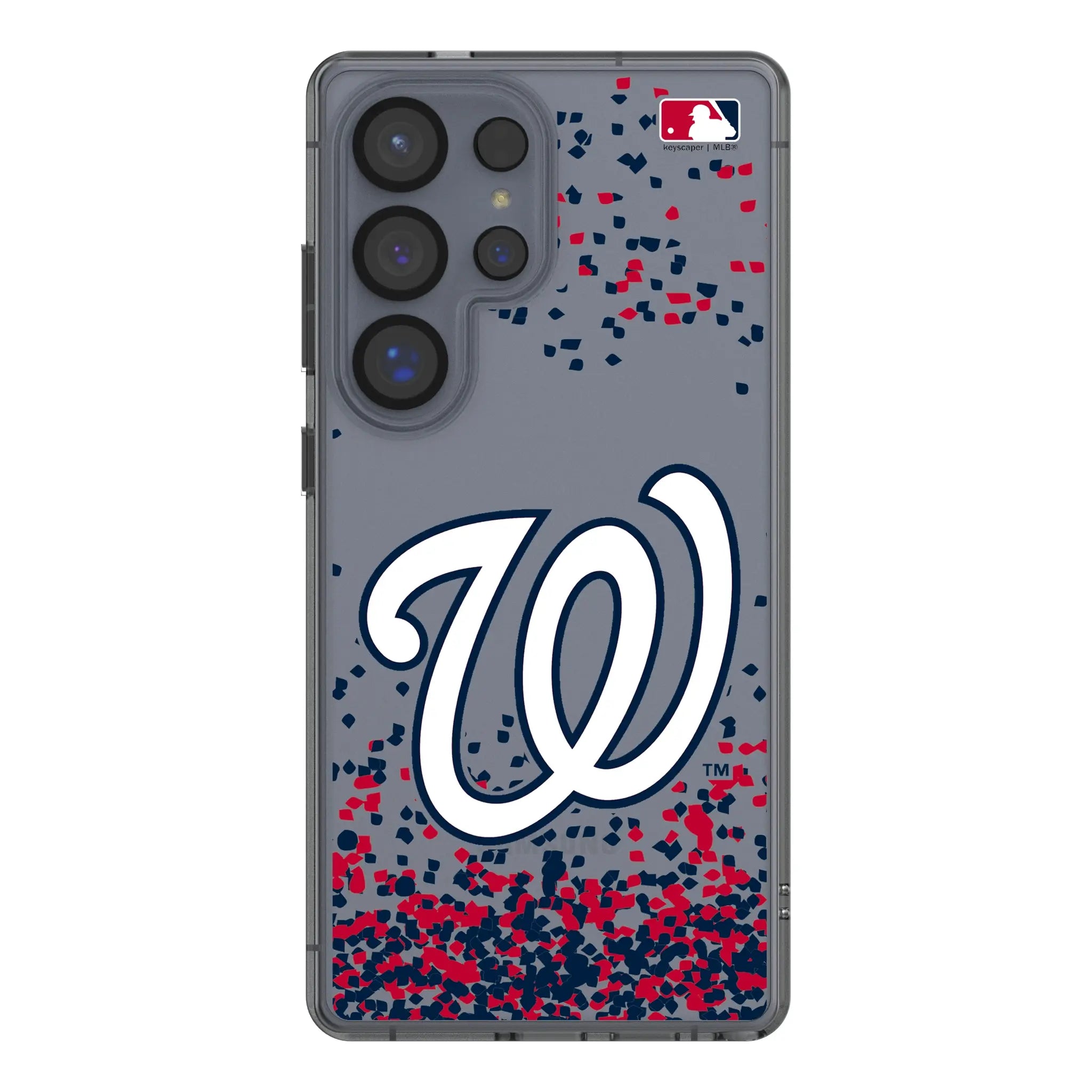 Washington Nationals Confetti Galaxy Clear Phone Case for Samsung Galaxy#Device_Galaxy S25 Ultra