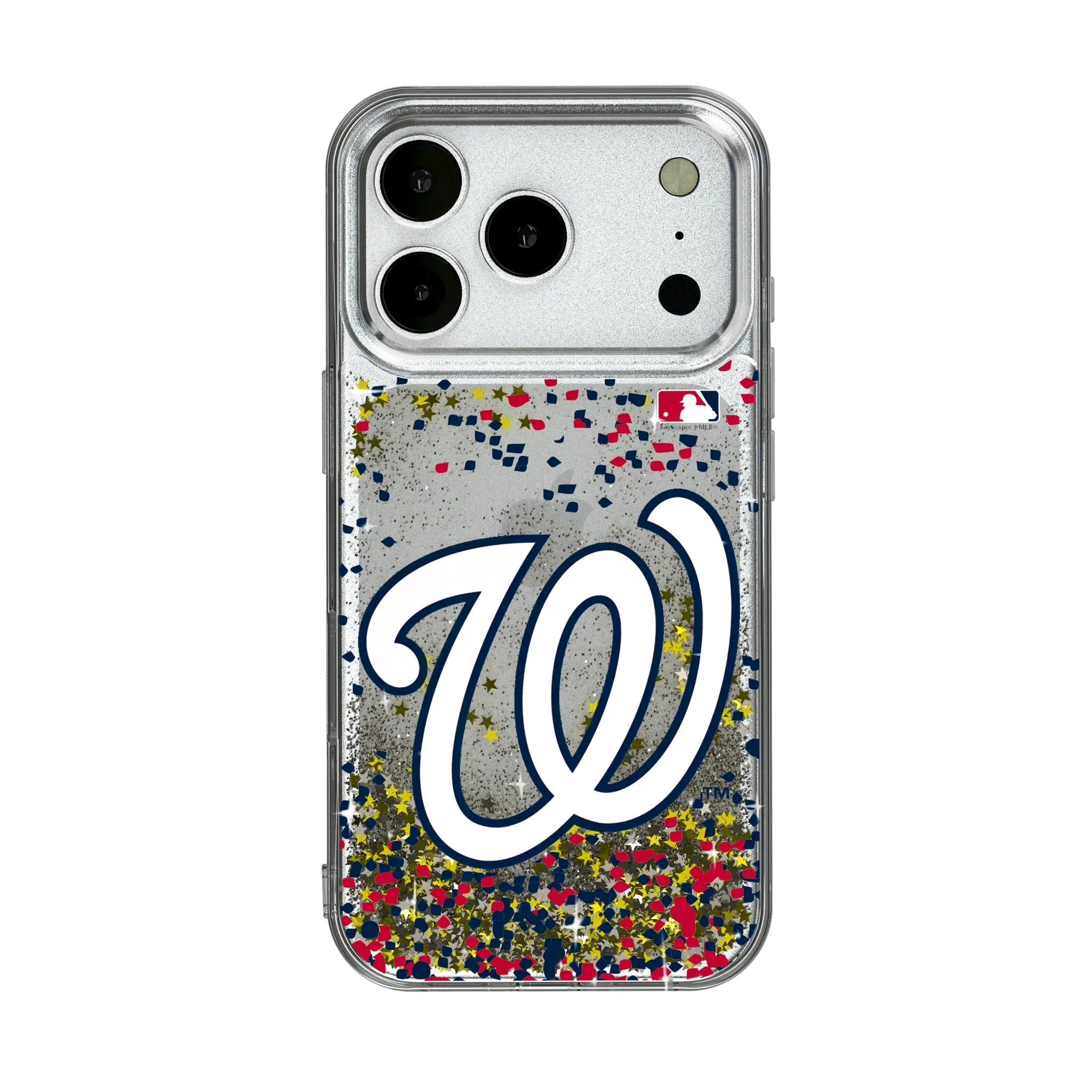 Washington Nationals Confetti iPhone Glitter Phone Case for Apple iPhone
