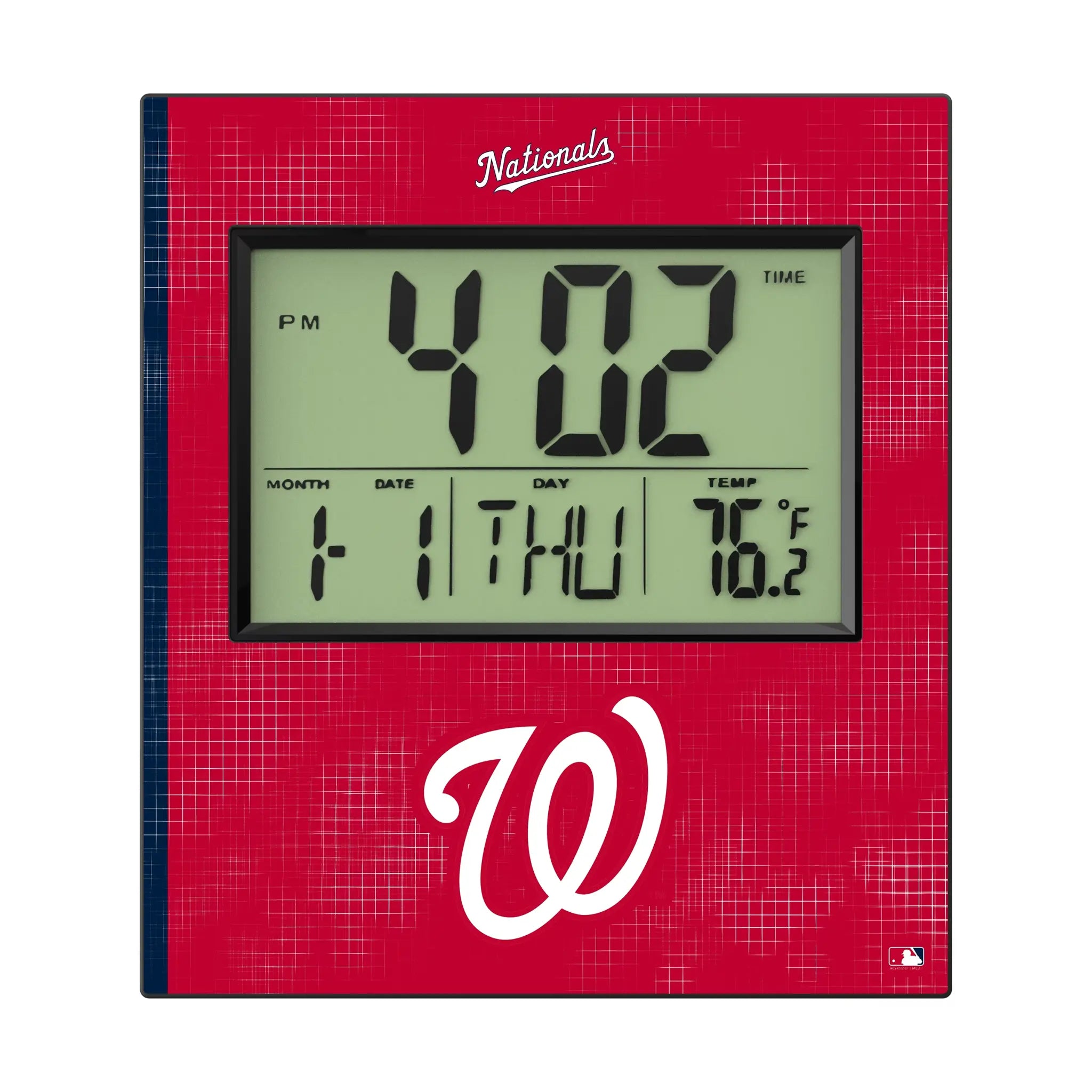 Washington Nationals Hatch Wall Clock