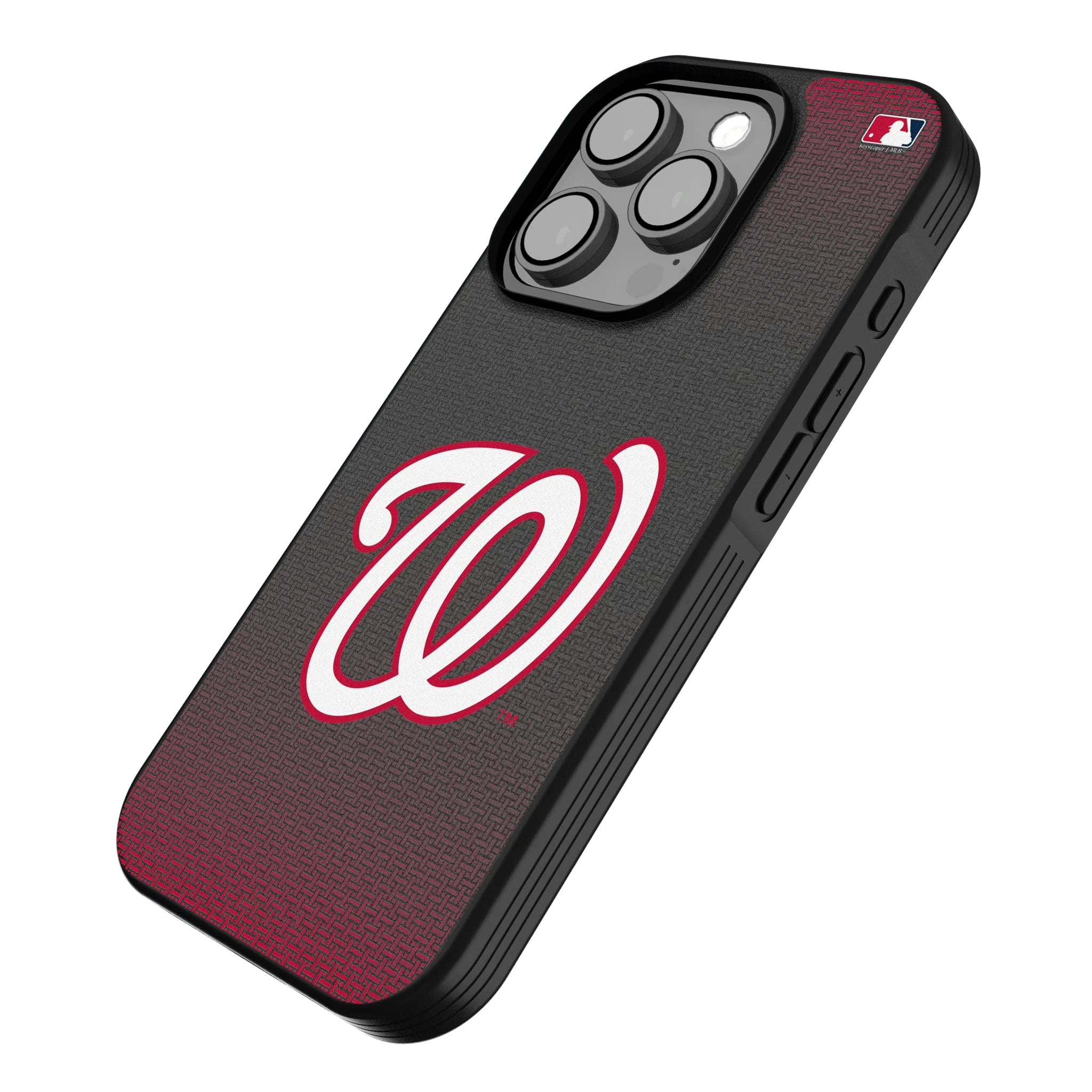 Washington Nationals Linen iPhone Bump Phone Case for Apple iPhone - Isometric View