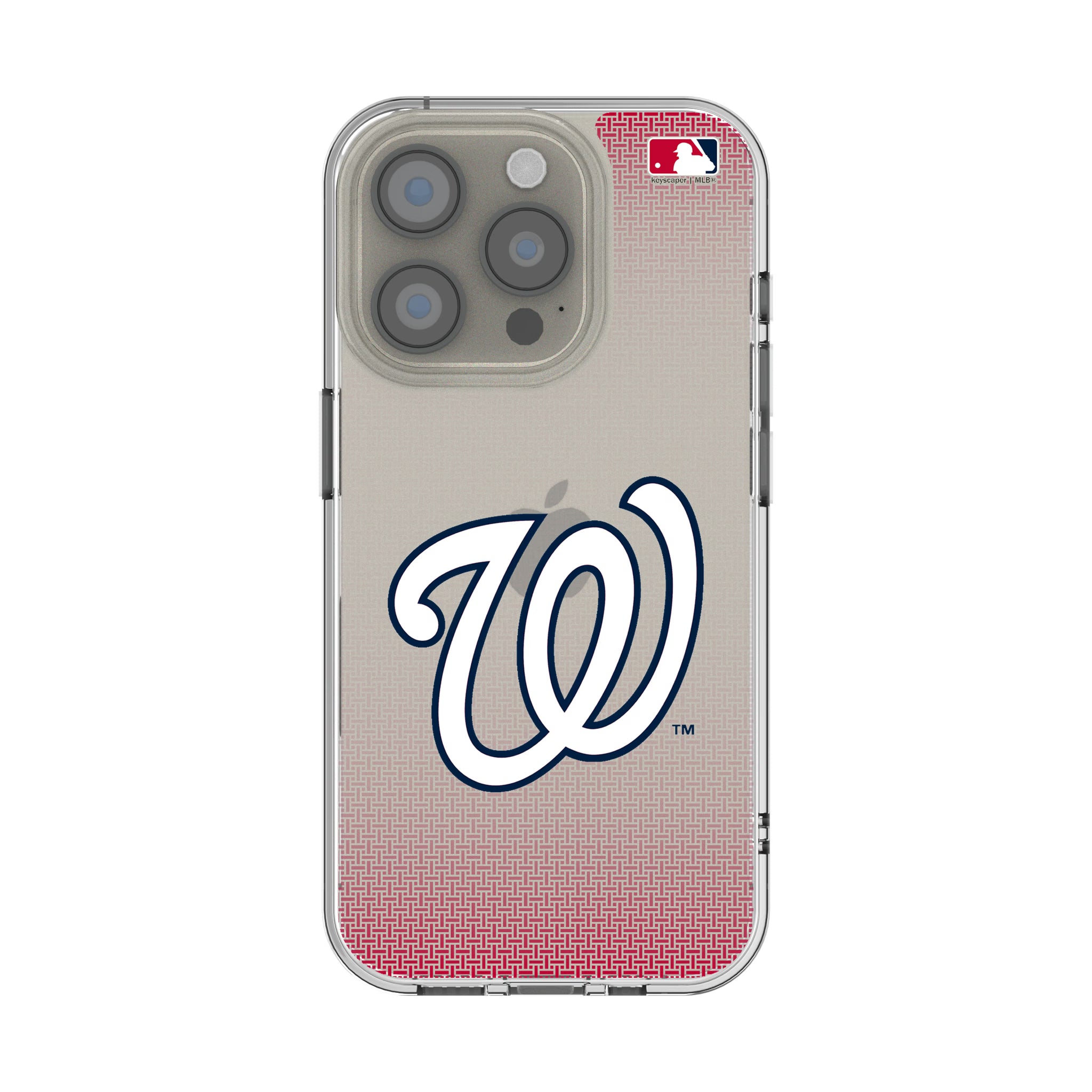 Washington Nationals Linen iPhone Clear Phone Case for Apple iPhone