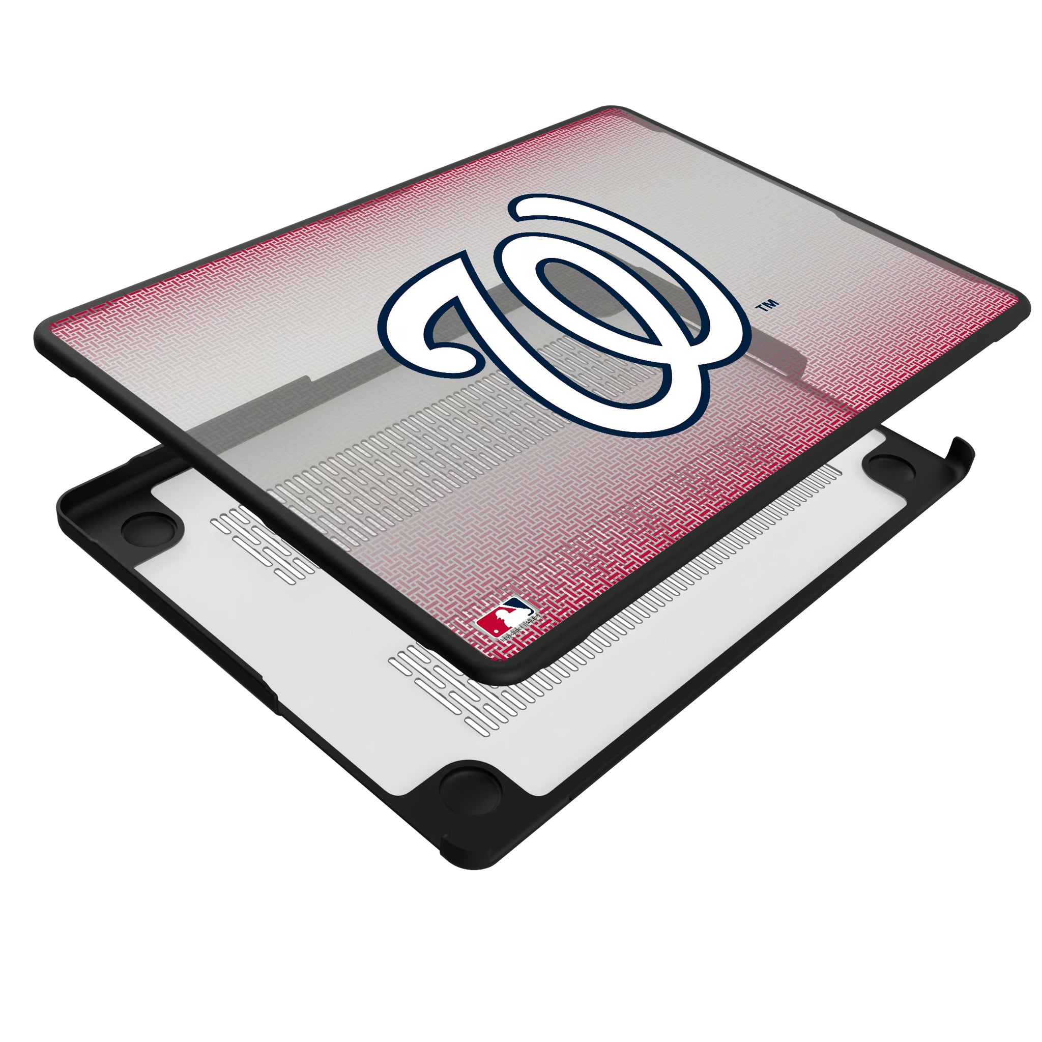 Washington Nationals Linen MacBook Laptop Case for Apple MacBook - Isometric View#Device_MacBook Pro (14-inch, 2021) / MacBook Pro (14-inch, 2023) / MacBook Pro (14-inch, 2024)