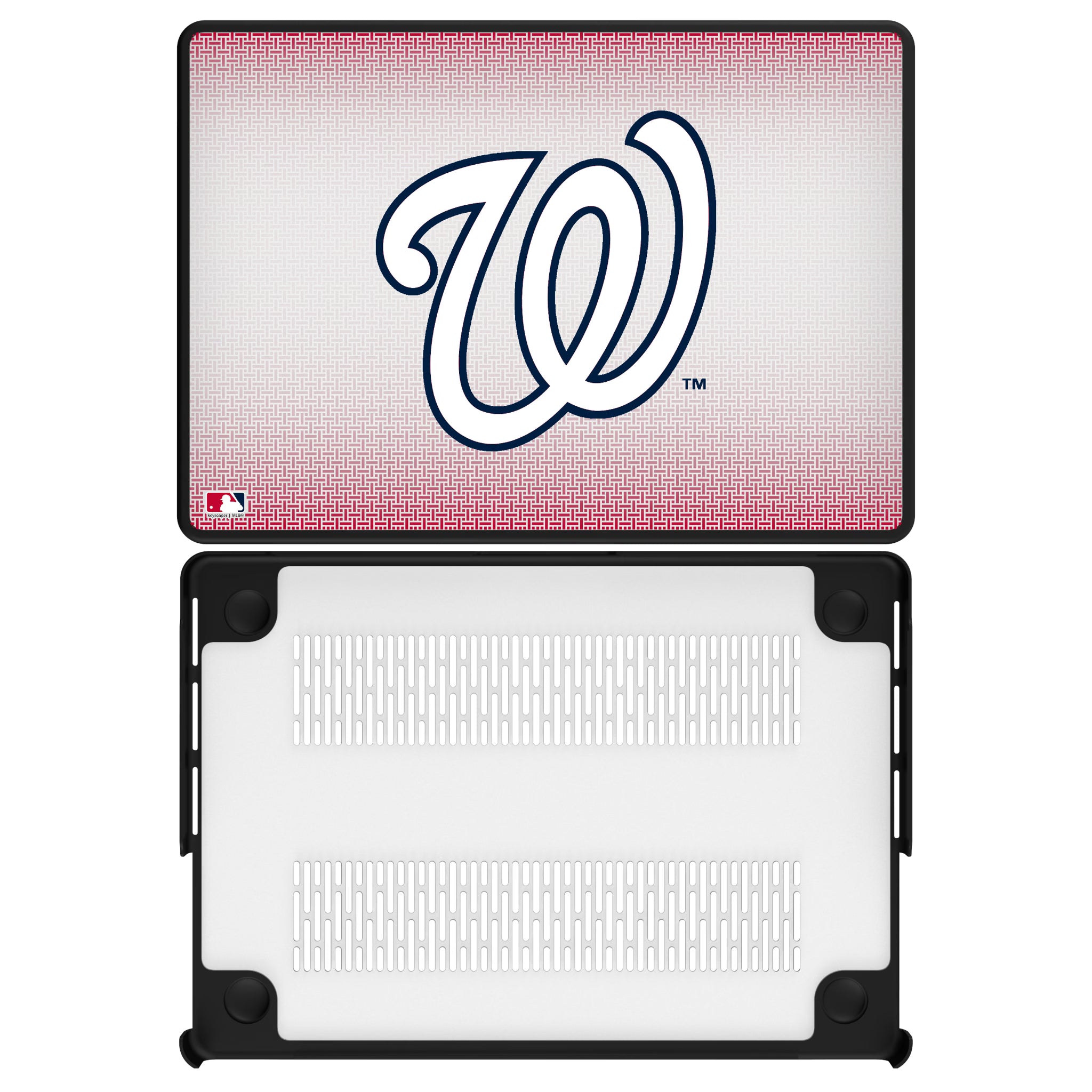 Washington Nationals Linen MacBook Laptop Case for Apple MacBook#Device_MacBook Pro (14-inch, 2021) / MacBook Pro (14-inch, 2023) / MacBook Pro (14-inch, 2024)