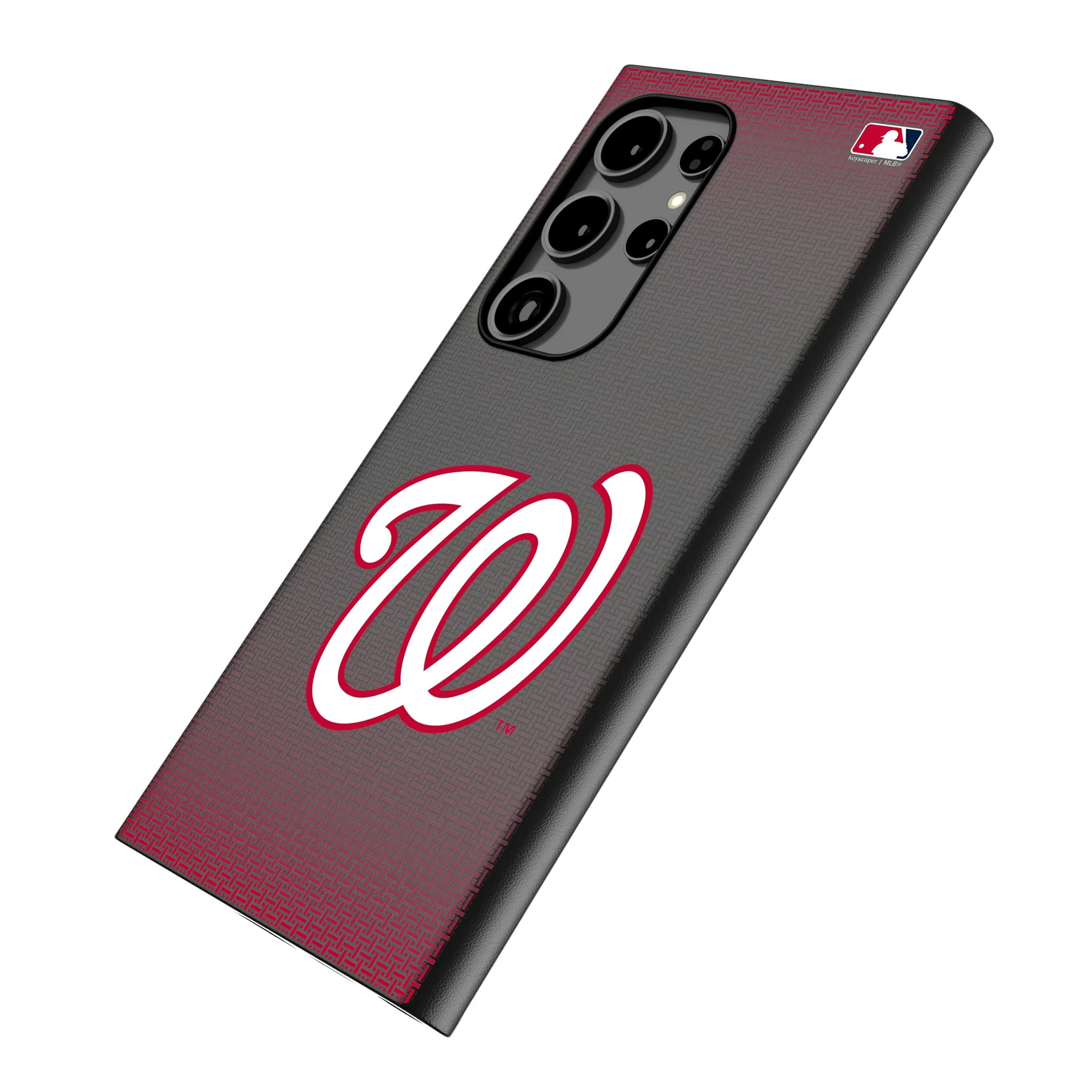 Washington Nationals Linen Galaxy MagSafe Compatible Phone Case for Samsung Galaxy - Isometric View