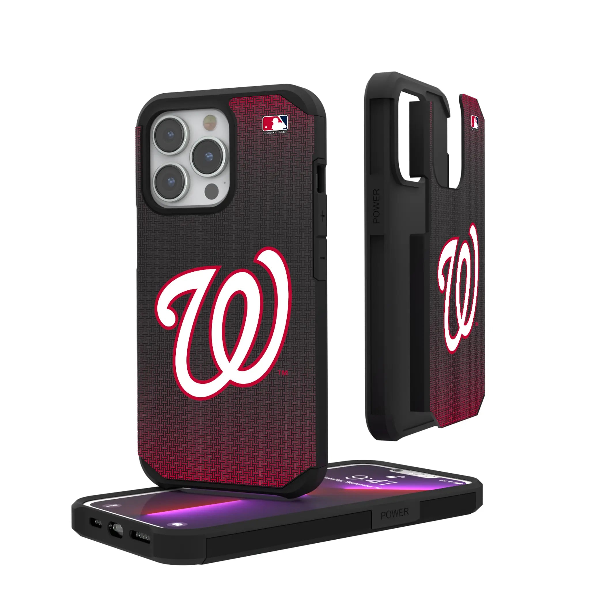 Washington Nationals Linen iPhone Rugged Phone Case for Apple iPhone