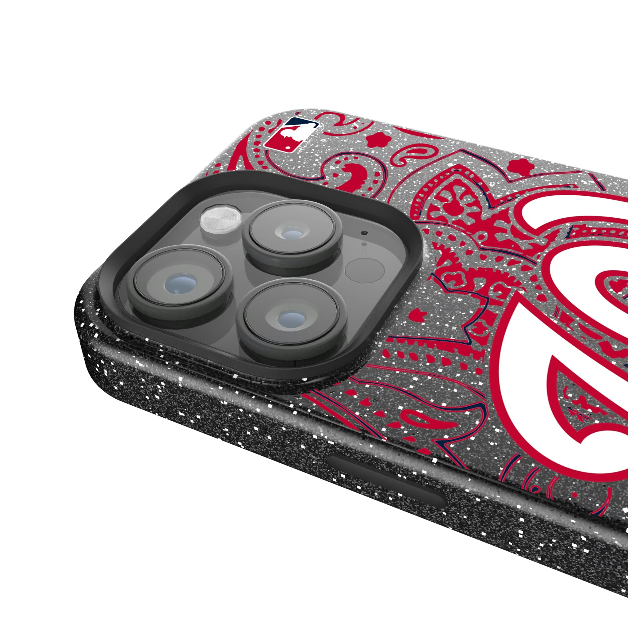Washington Nationals Paisley iPhone Bling Phone Case for Apple iPhone - Detail