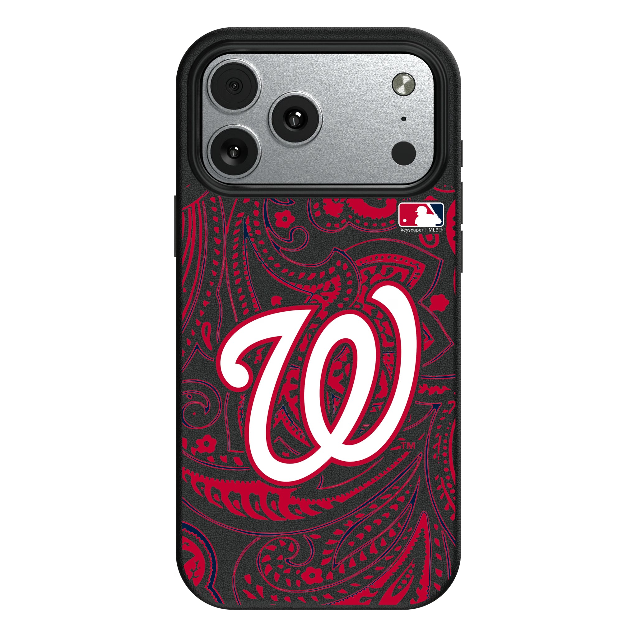 Washington Nationals Paisley iPhone MagSafe Compatible Phone Case for Apple iPhone#Device_iPhone 17 Pro Max