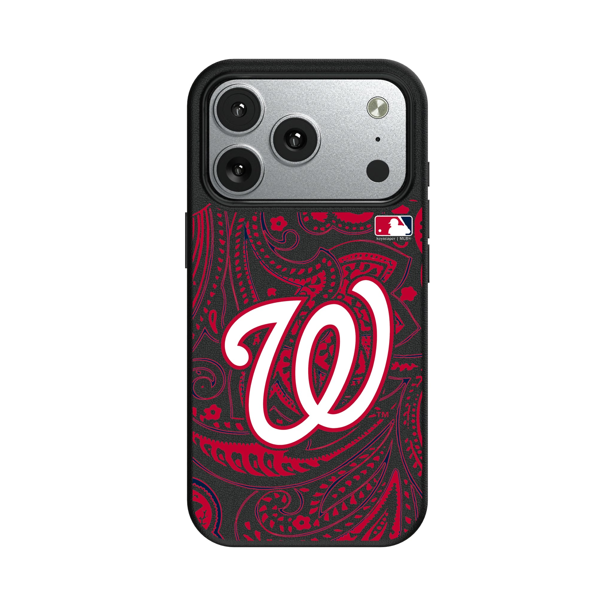 Washington Nationals Paisley iPhone MagSafe Compatible Phone Case for Apple iPhone#Device_iPhone 17 Pro