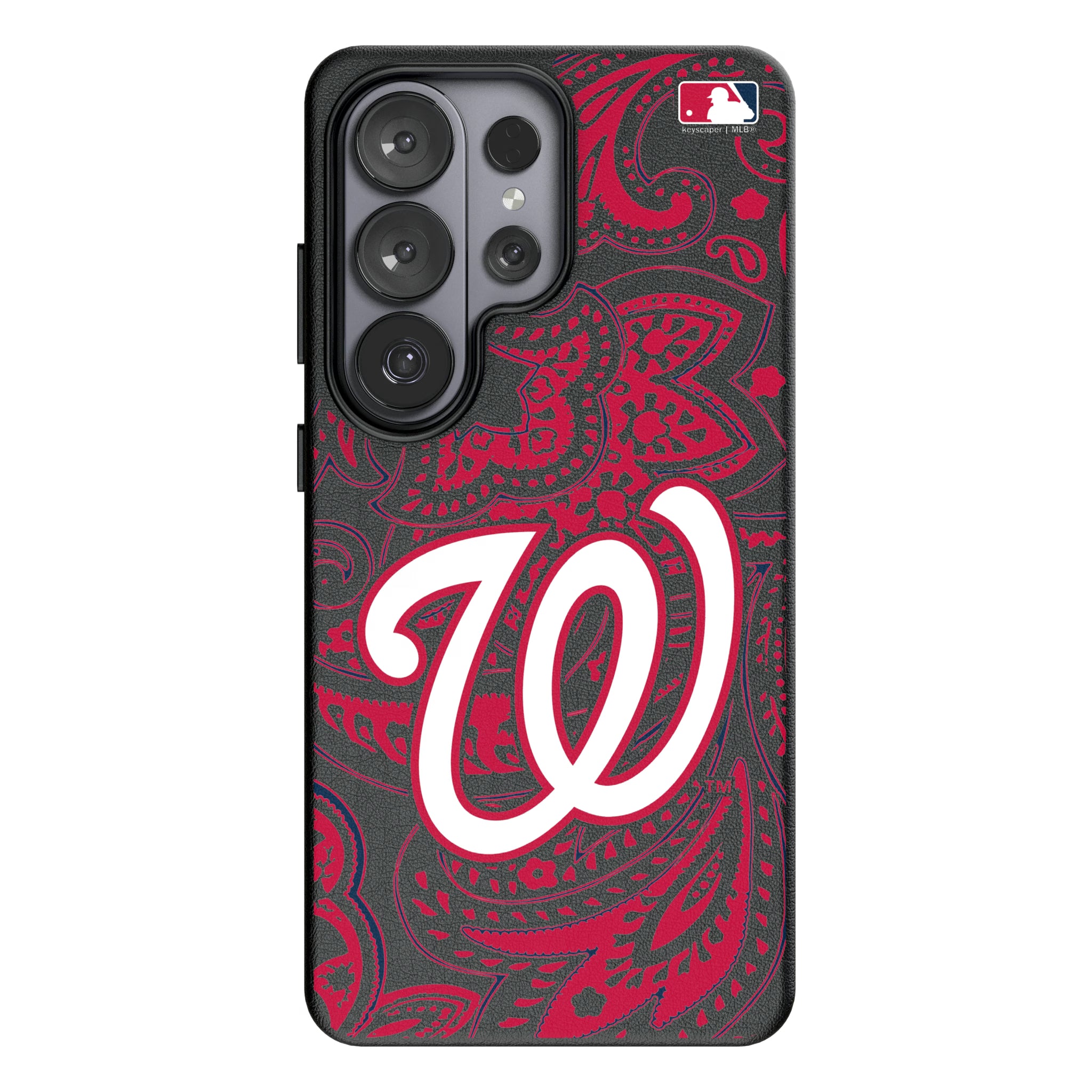 Washington Nationals Paisley Galaxy MagSafe Compatible Phone Case for Samsung Galaxy