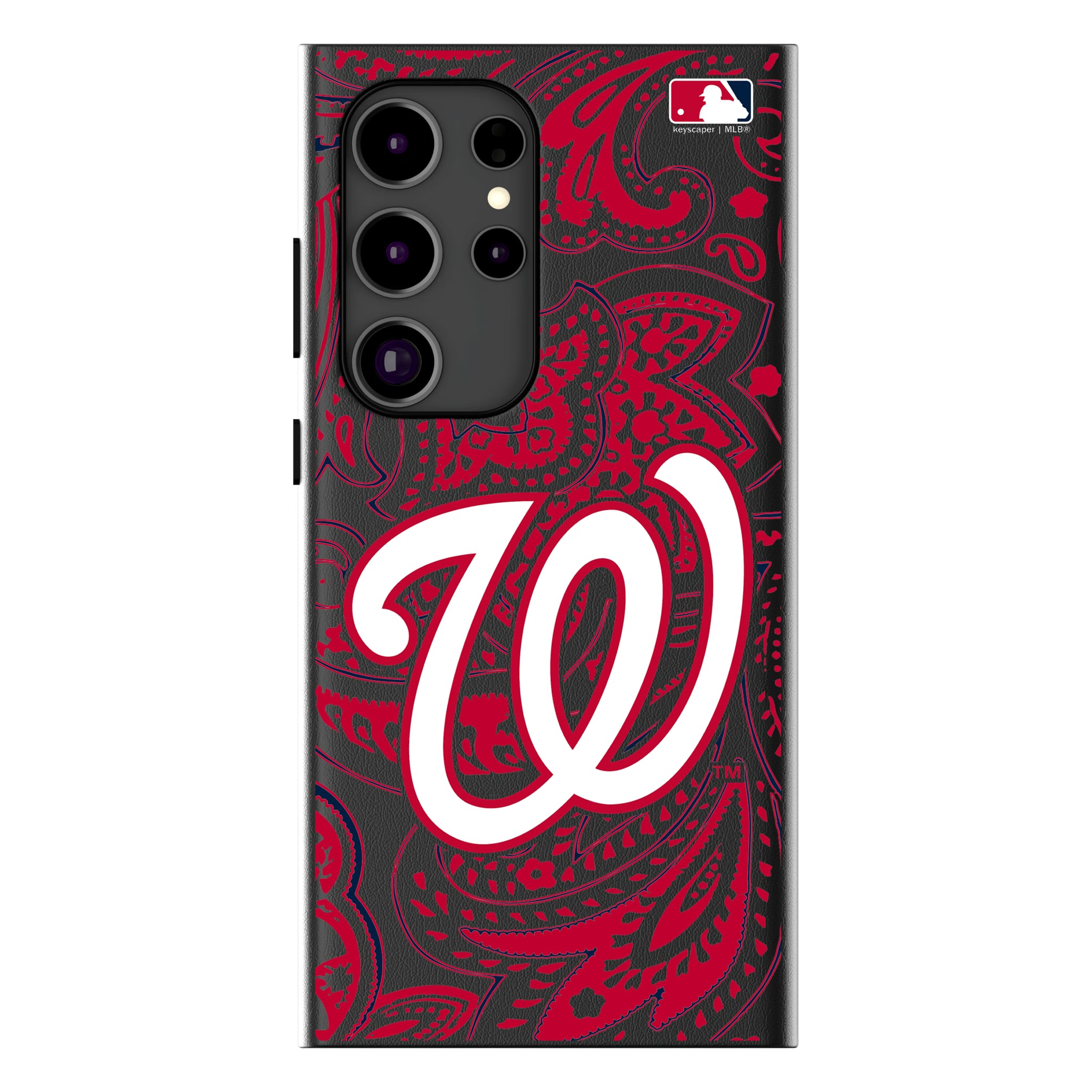 Washington Nationals Paisley Galaxy MagSafe Compatible Phone Case for Samsung Galaxy